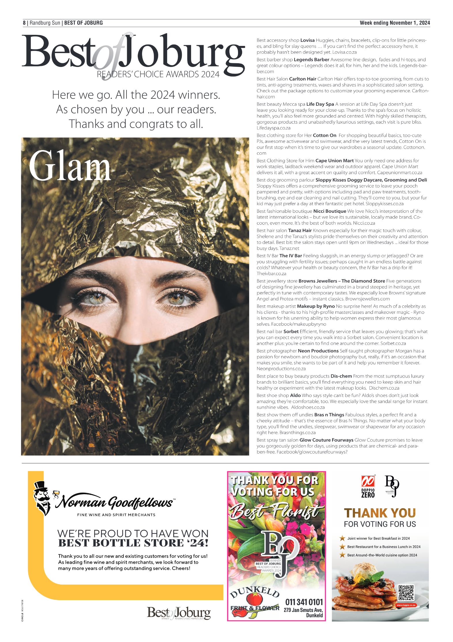 Randburg Sun 1 November 2024 page 8