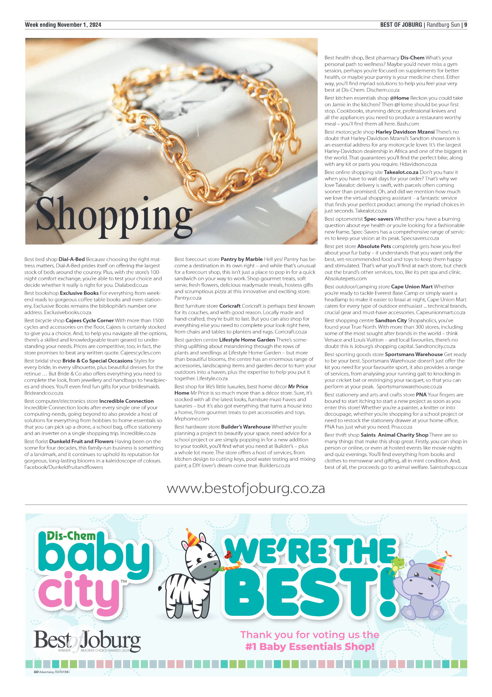 Randburg Sun 1 November 2024 page 9