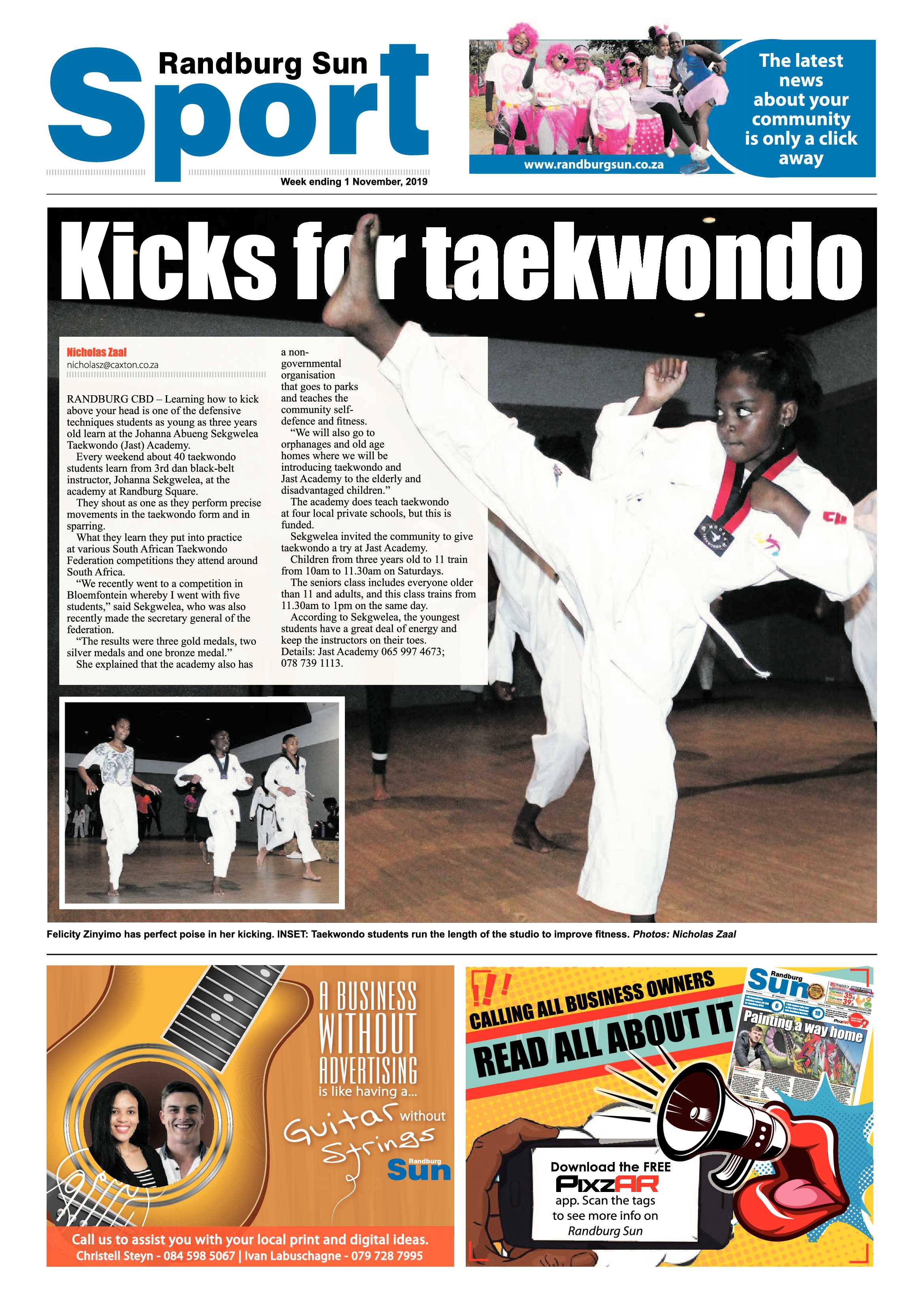 Randburg Sun 1 November, 2019 page 20