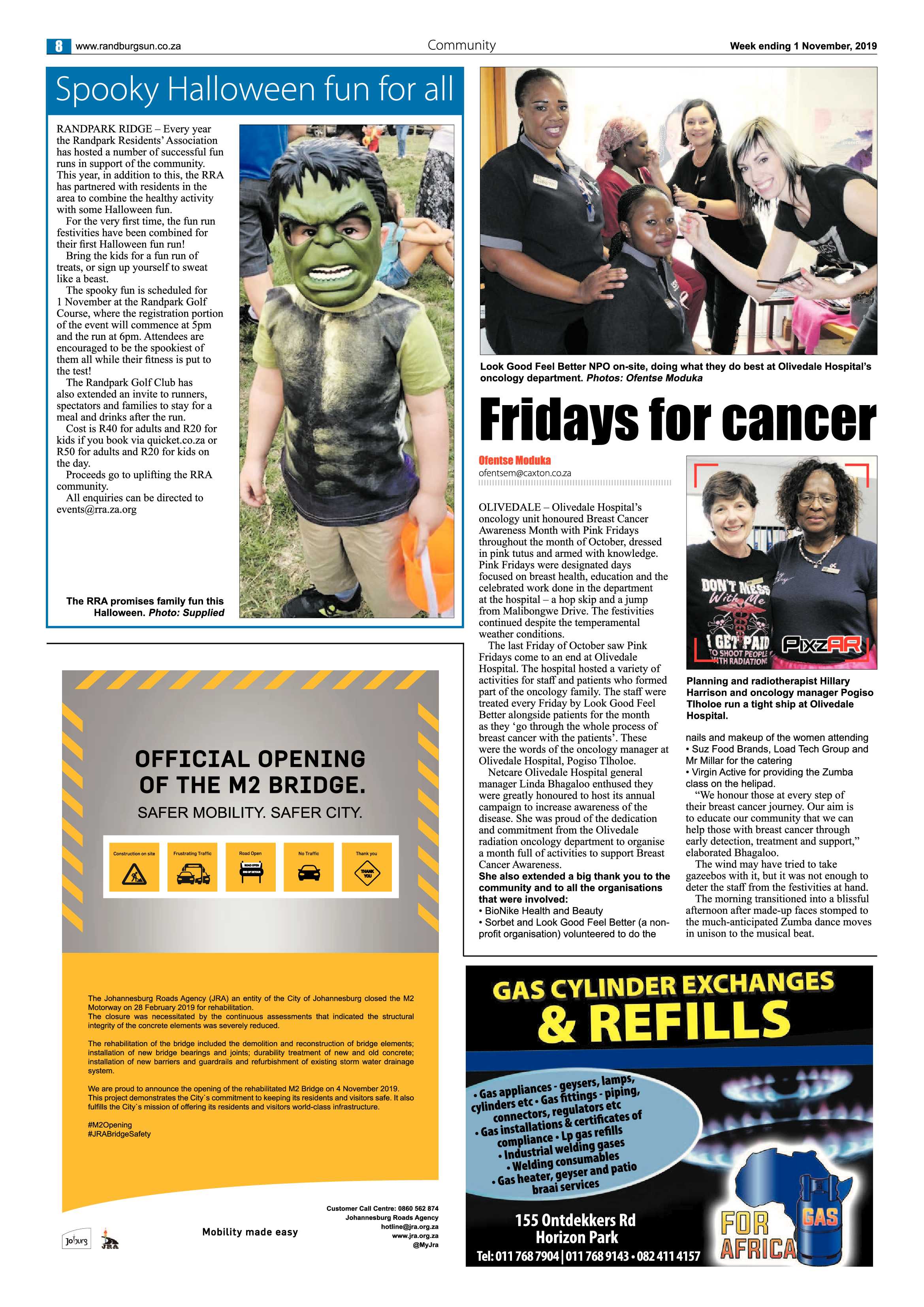 Randburg Sun 1 November, 2019 page 8