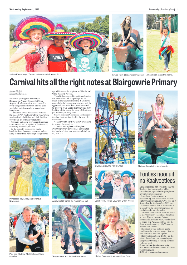 Randburg Sun 1 September 2023 page 11
