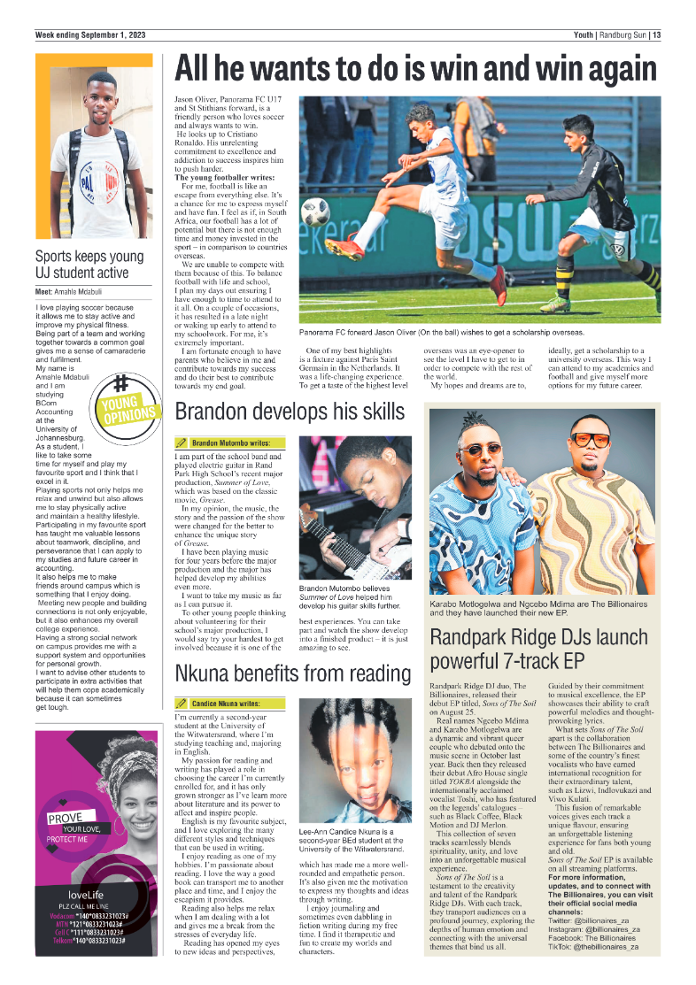 Randburg Sun 1 September 2023 page 13