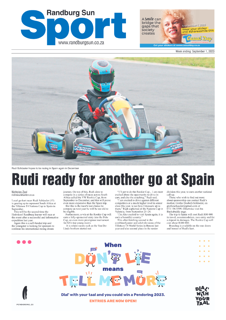 Randburg Sun 1 September 2023 page 16
