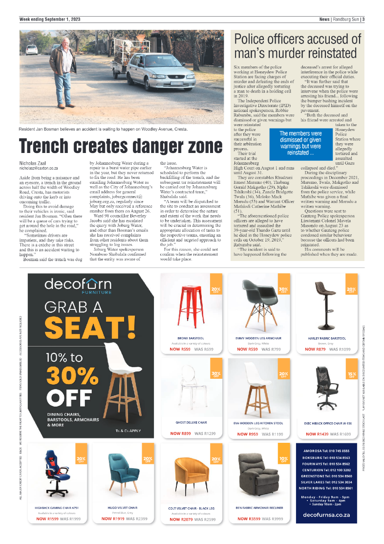 Randburg Sun 1 September 2023 page 3