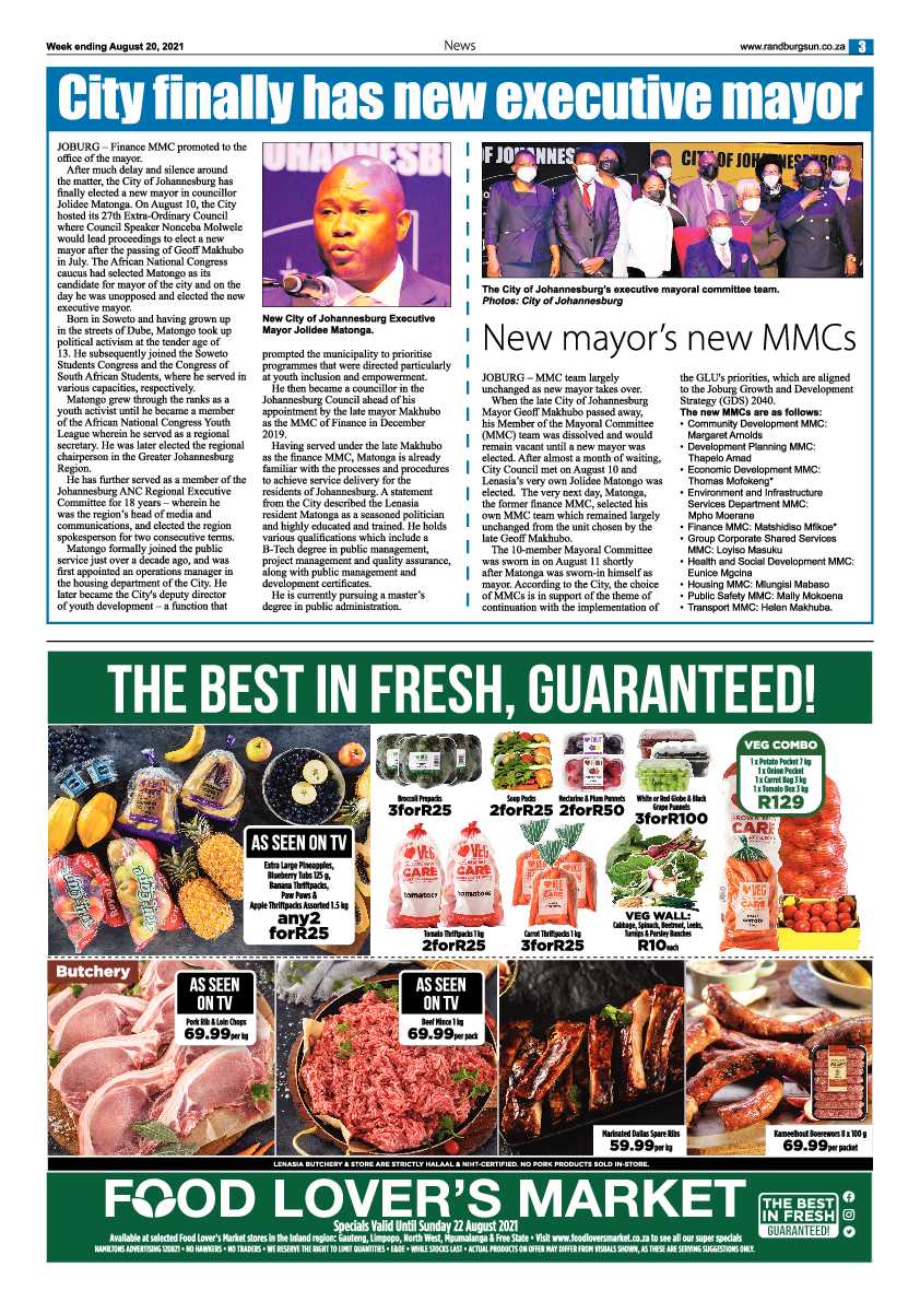 Randburg Sun 20 August 2021 page 3