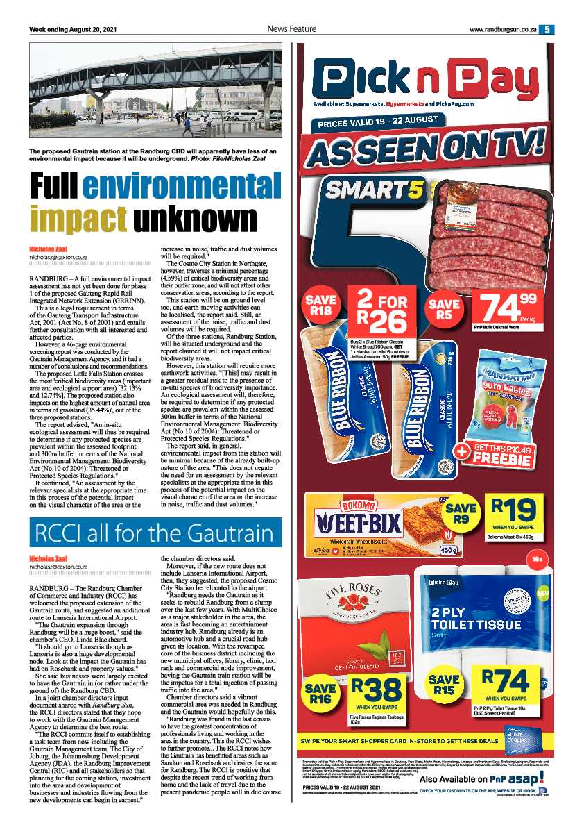 Randburg Sun 20 August 2021 page 5