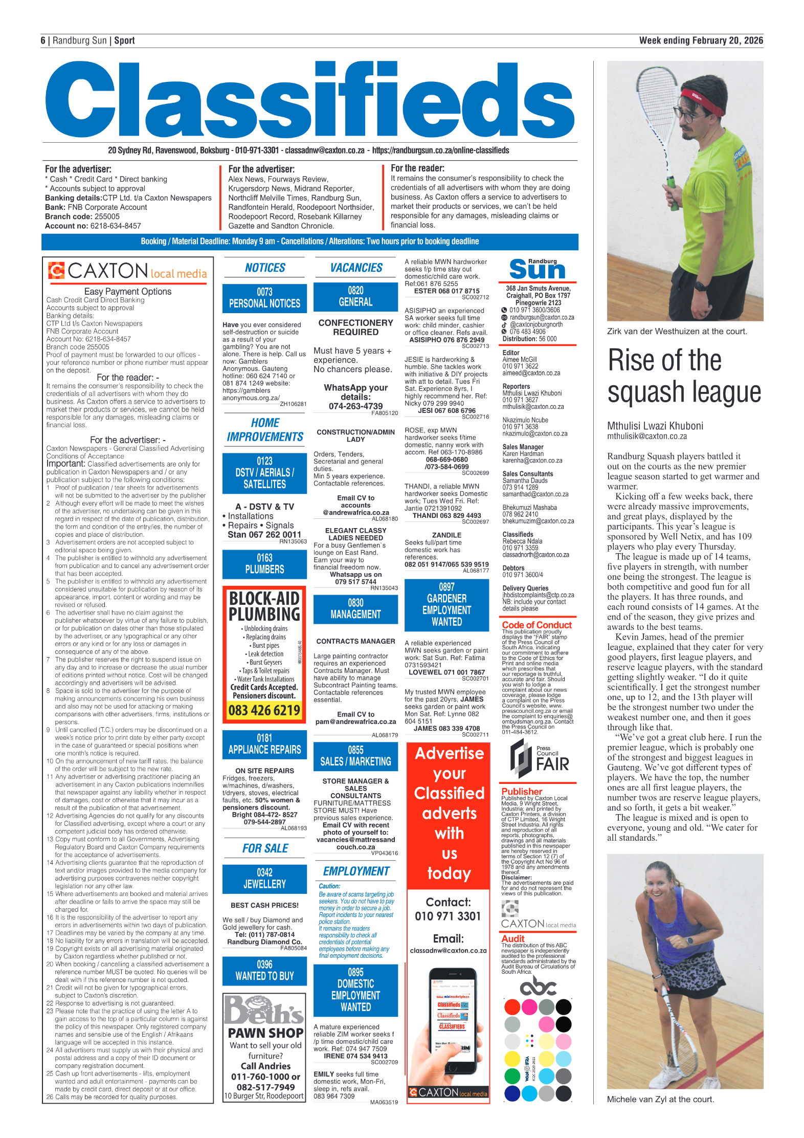 Randburg Sun 20 February 2026 page 6