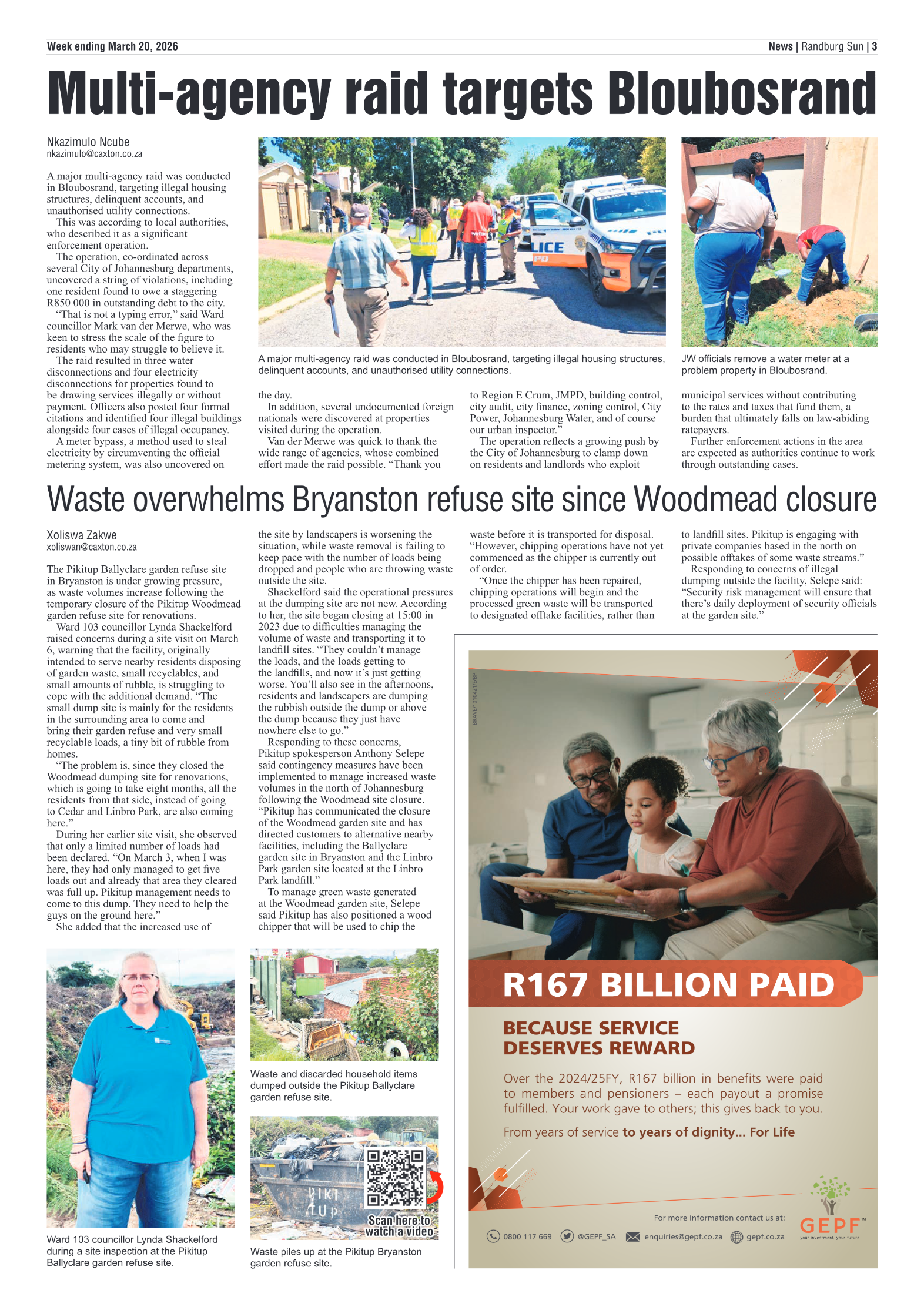 Randburg Sun 20 March 2026 page 3