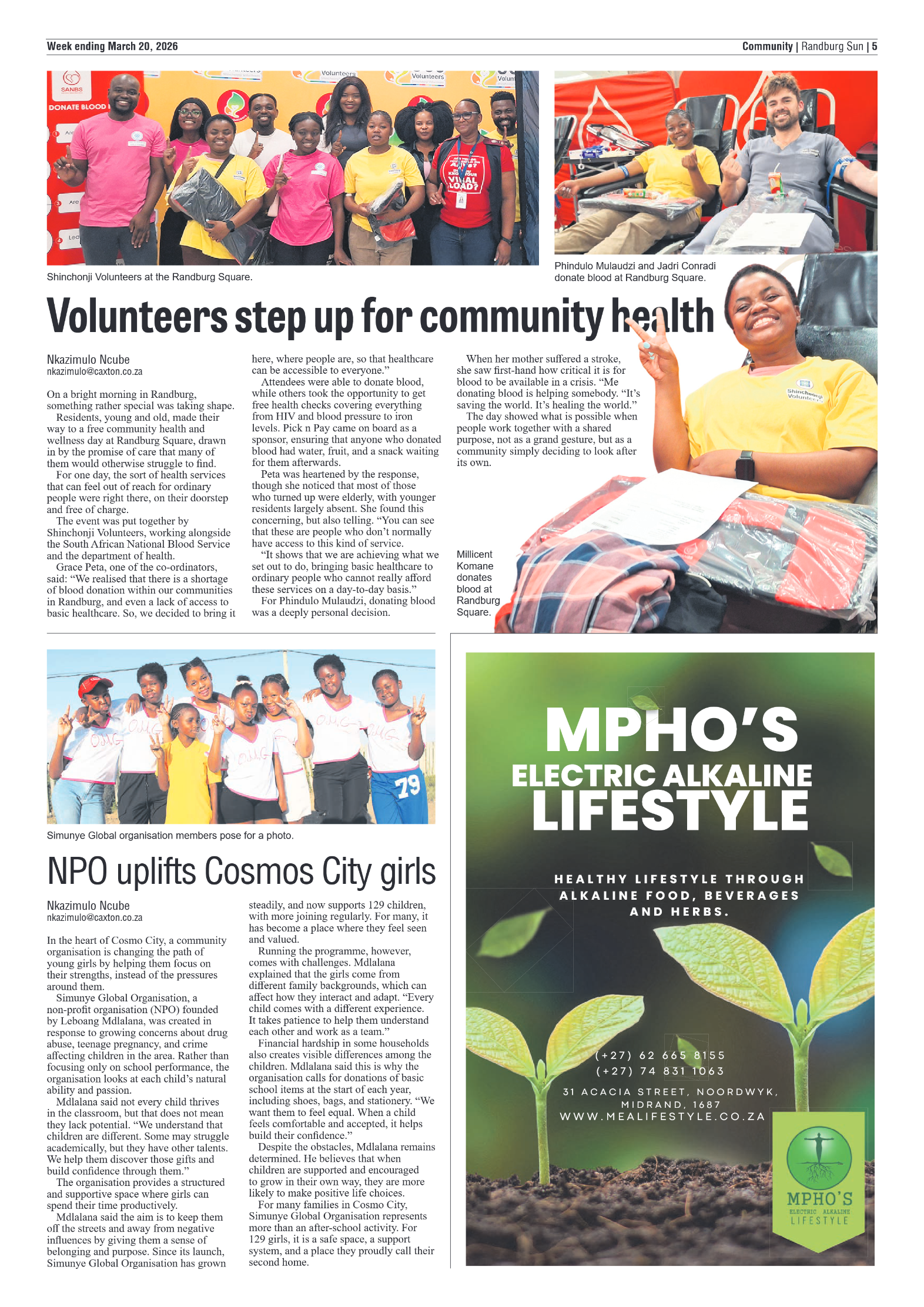 Randburg Sun 20 March 2026 page 5