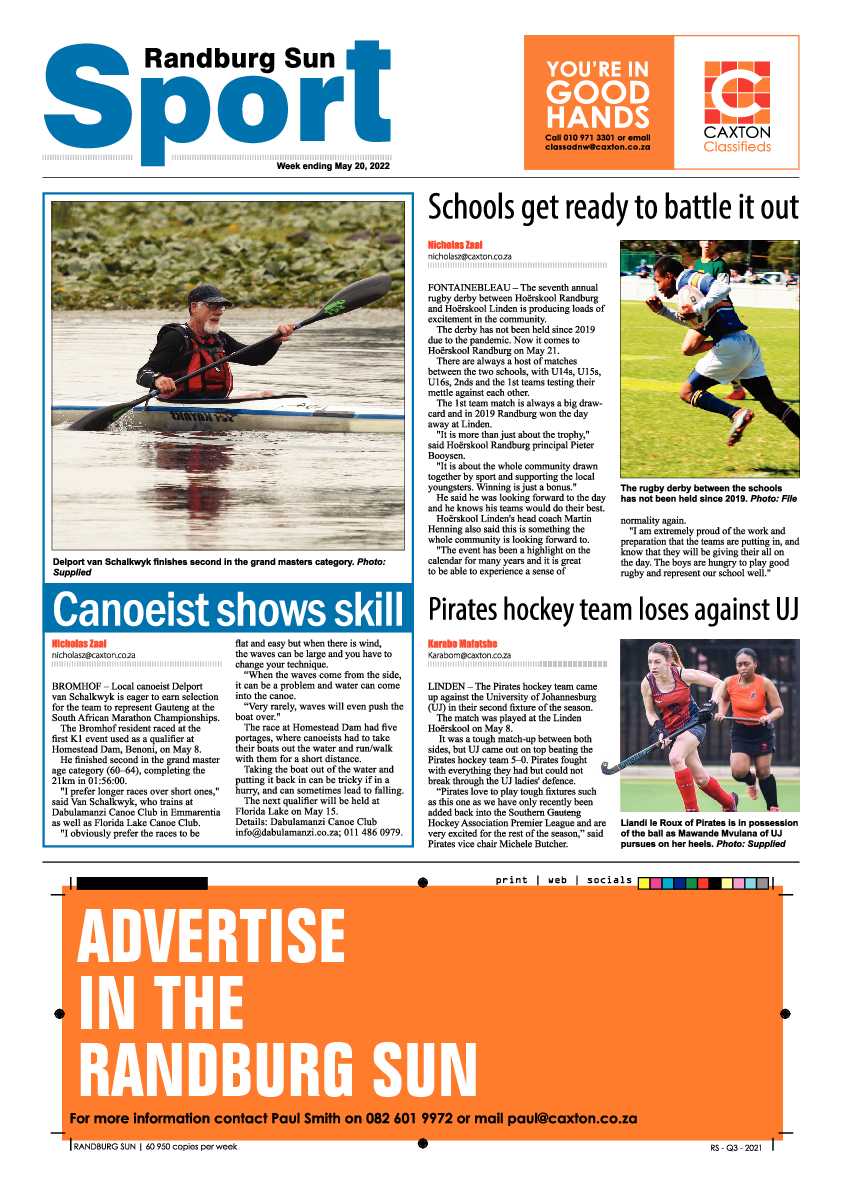 Randburg Sun 20 May 2022 page 12