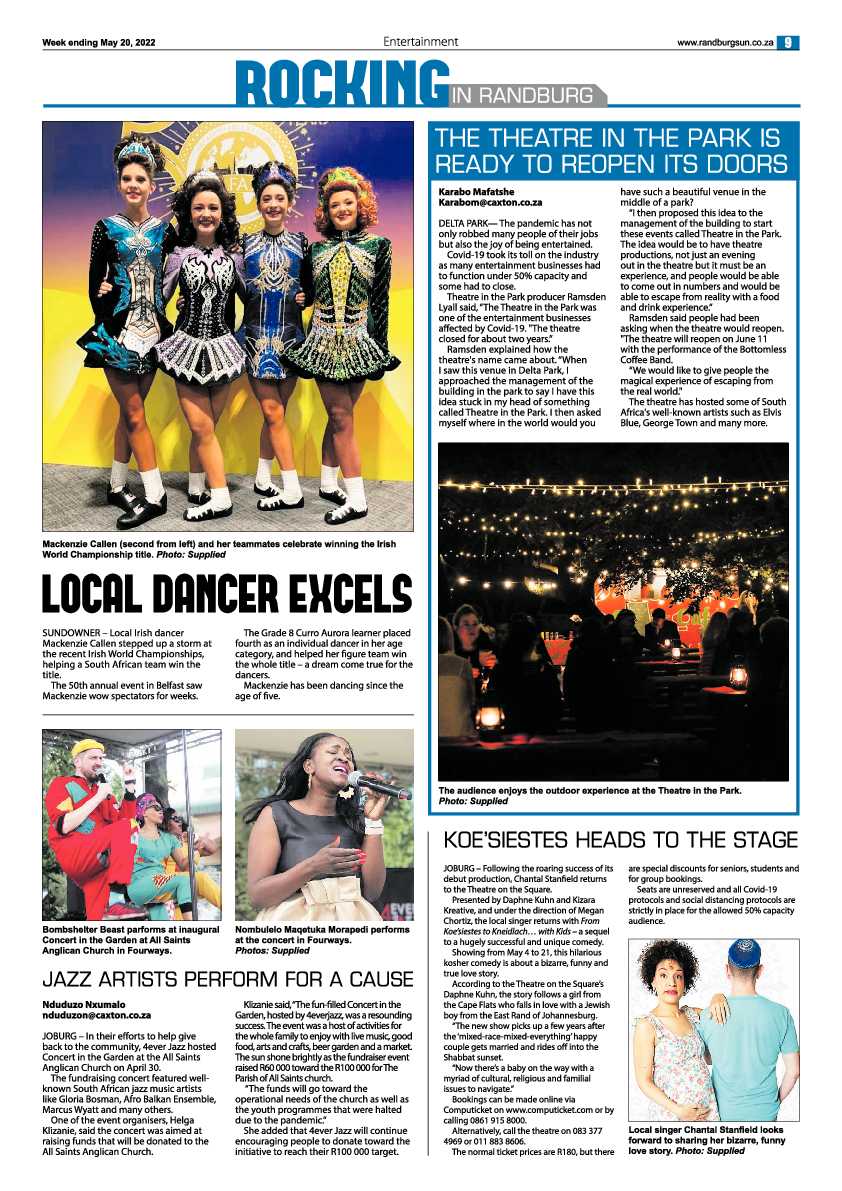 Randburg Sun 20 May 2022 page 9
