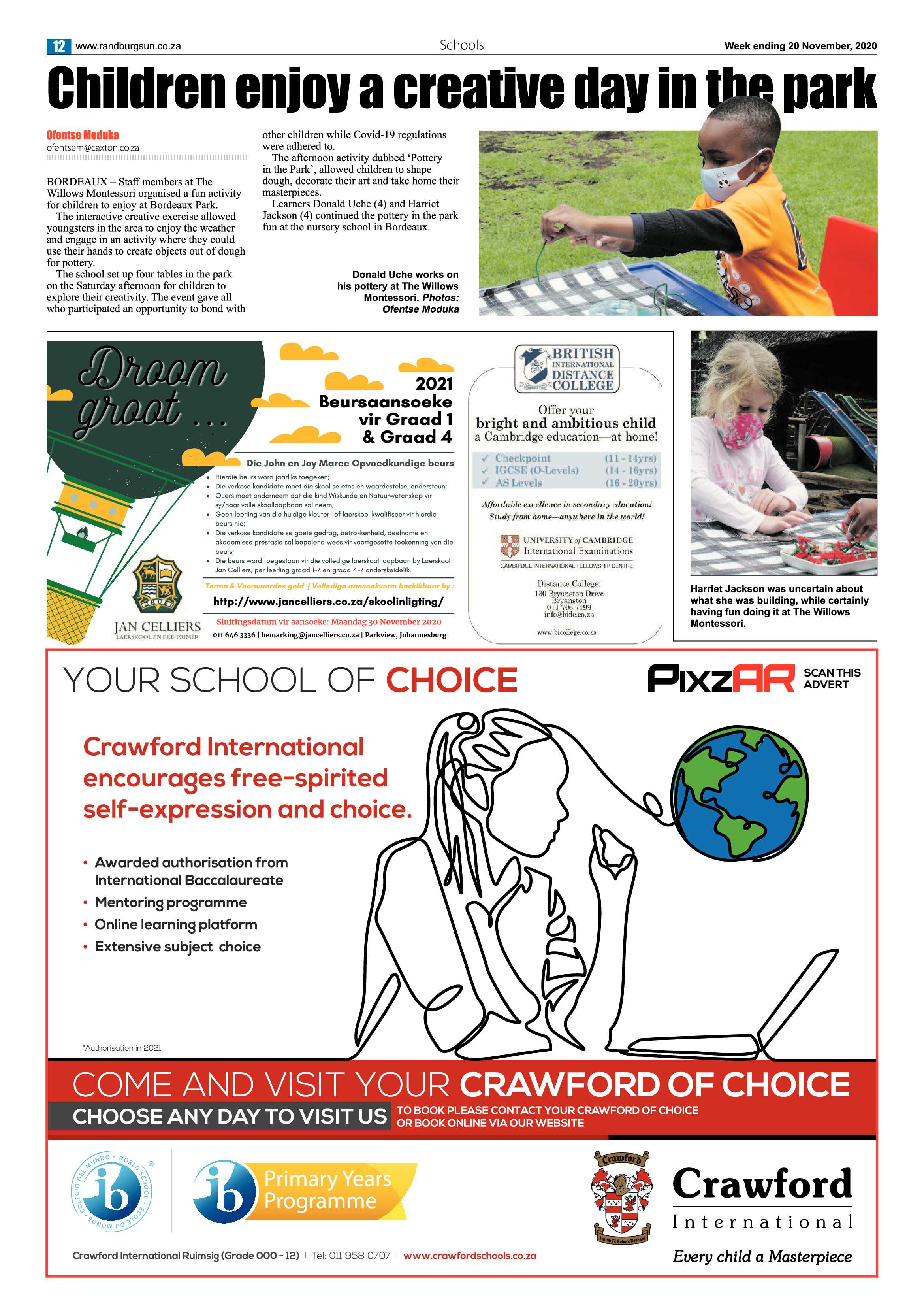 Randburg Sun 20 November 2020 page 12
