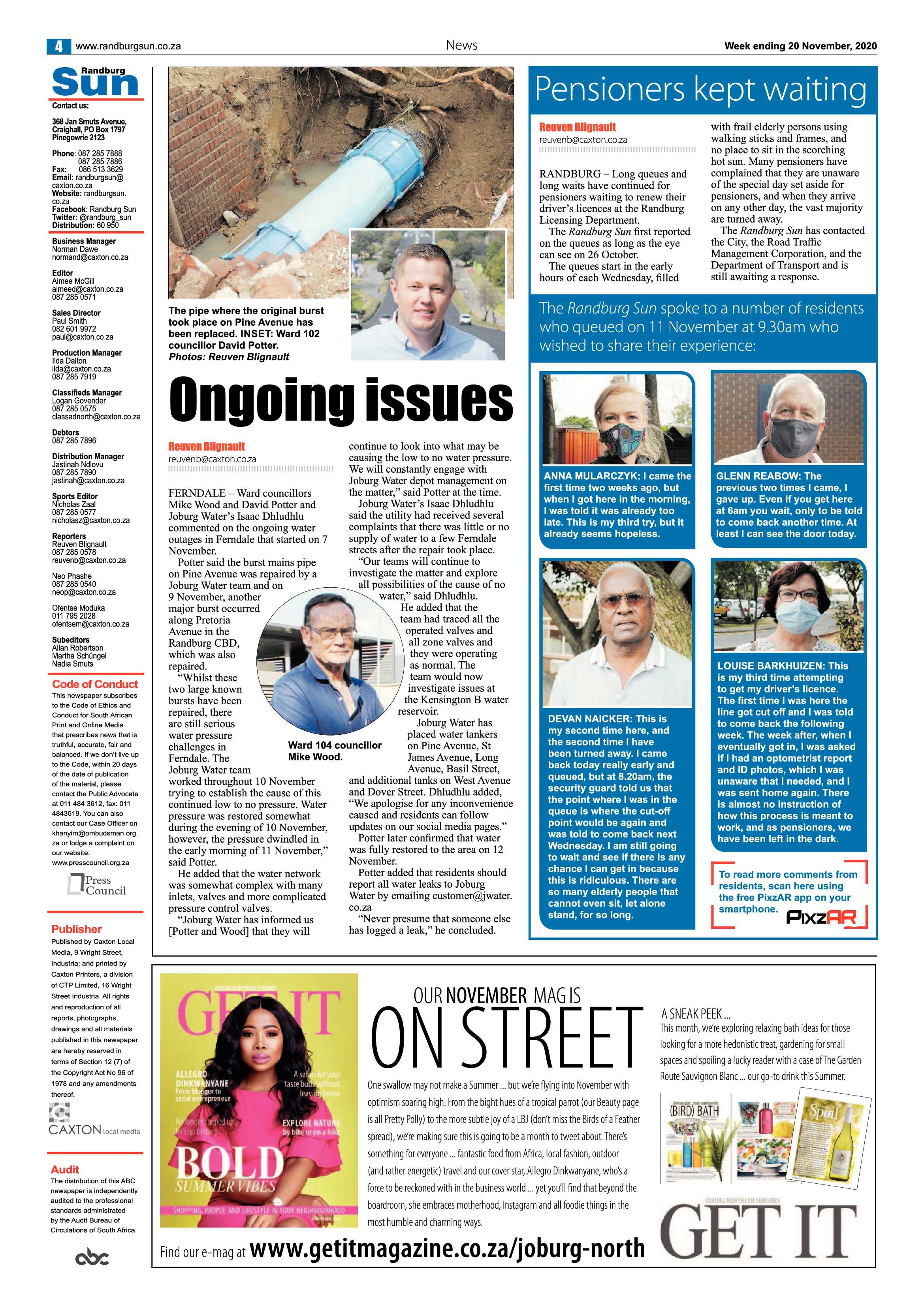 Randburg Sun 20 November 2020 page 4