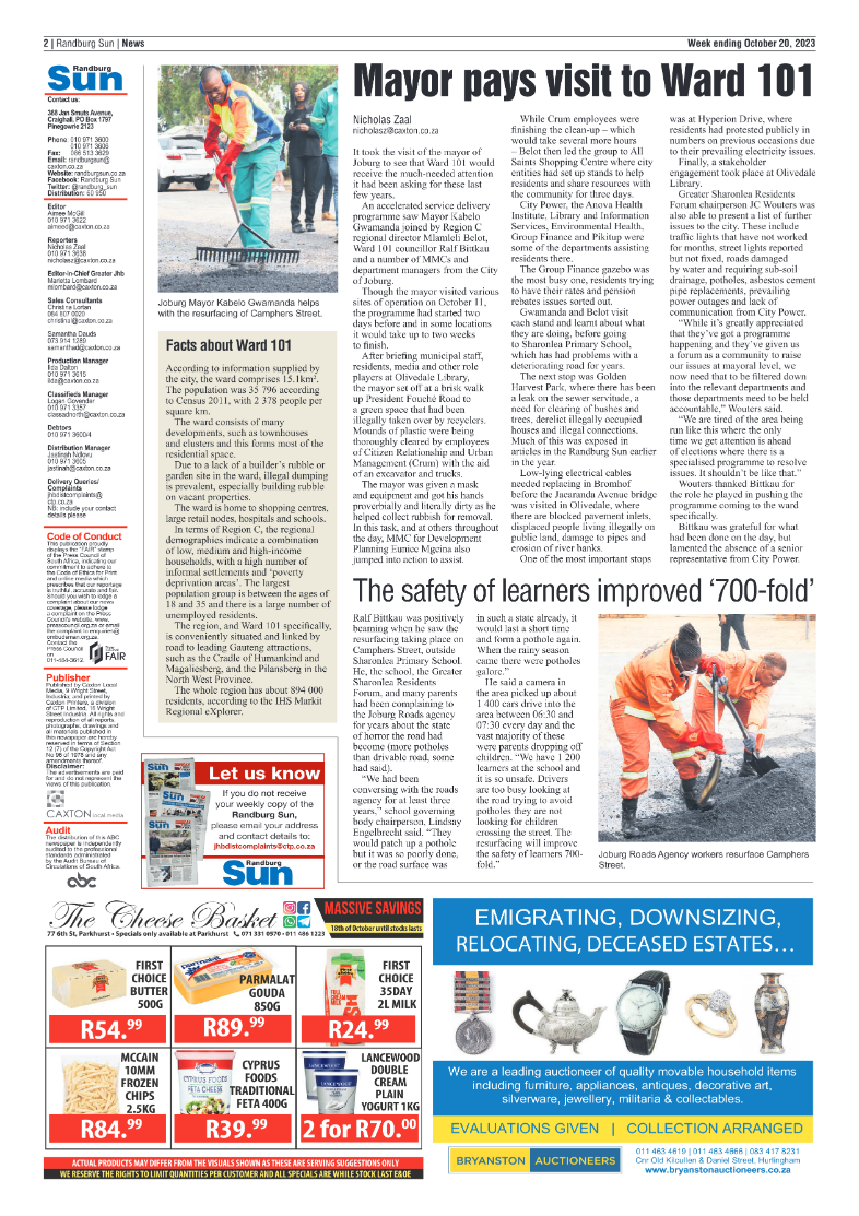 Randburg Sun 20 October 2023 page 2