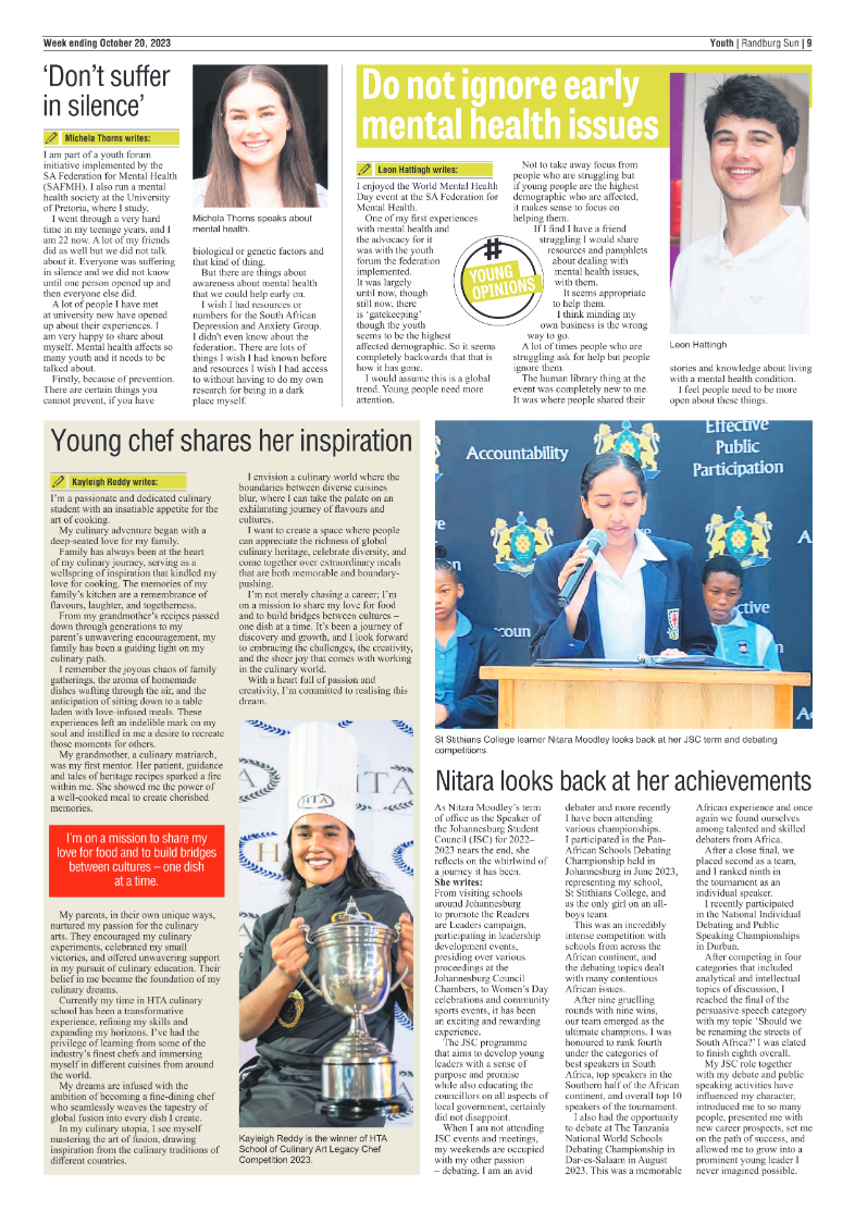 Randburg Sun 20 October 2023 page 9