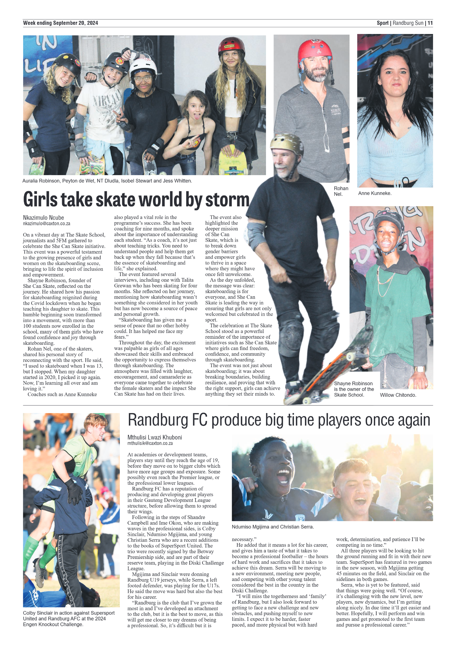 Randburg Sun 20 September 2024 page 11