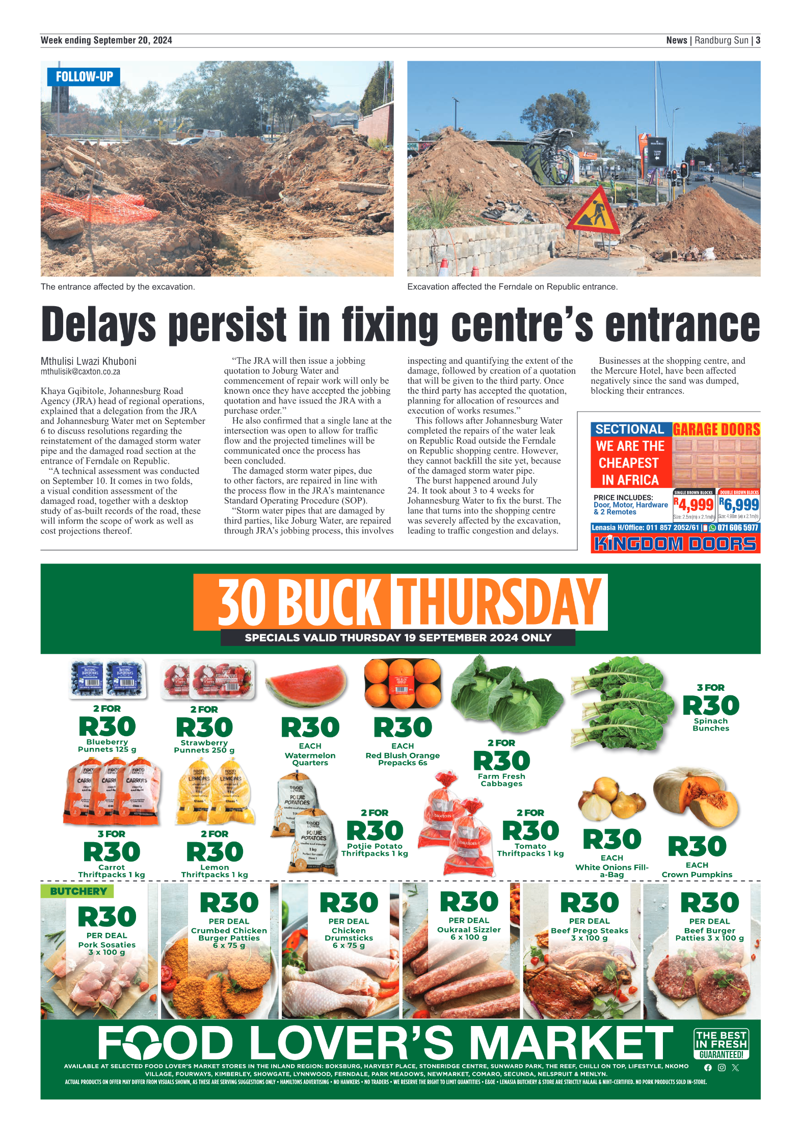 Randburg Sun 20 September 2024 page 3