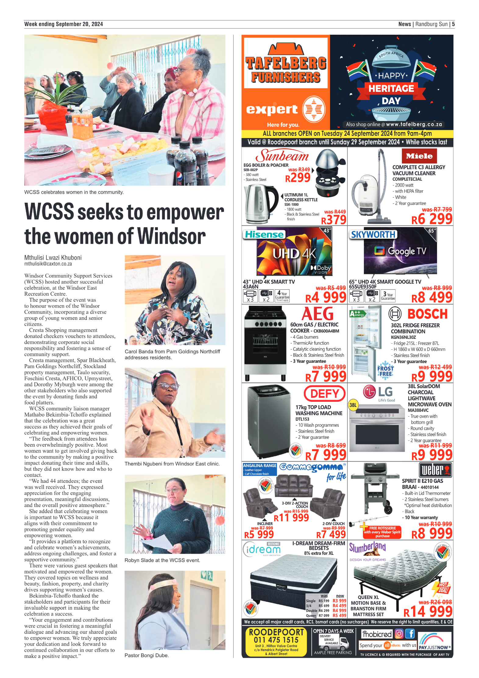 Randburg Sun 20 September 2024 page 5