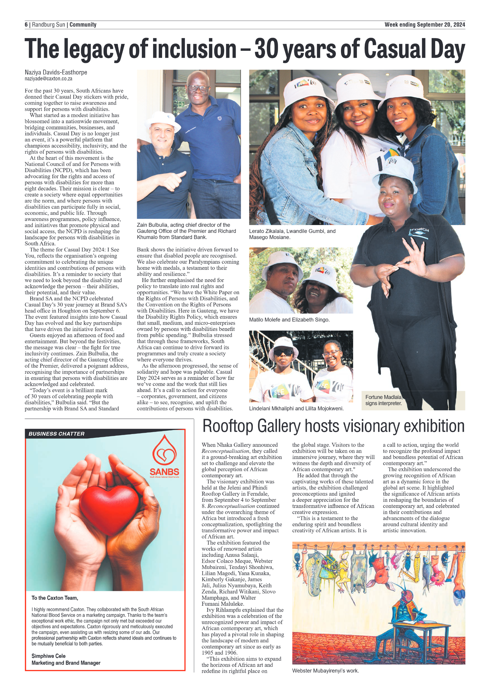Randburg Sun 20 September 2024 page 6