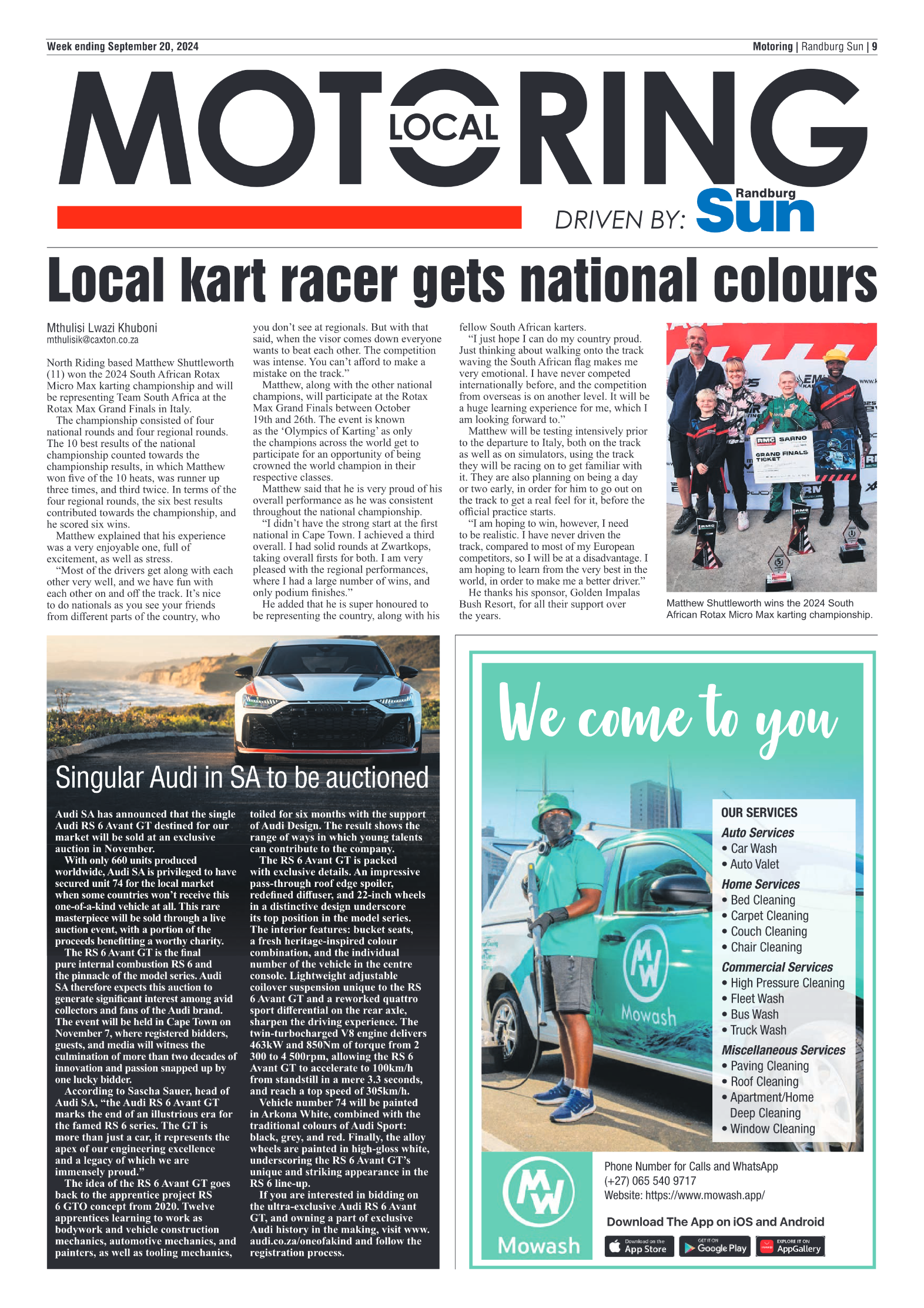 Randburg Sun 20 September 2024 page 9