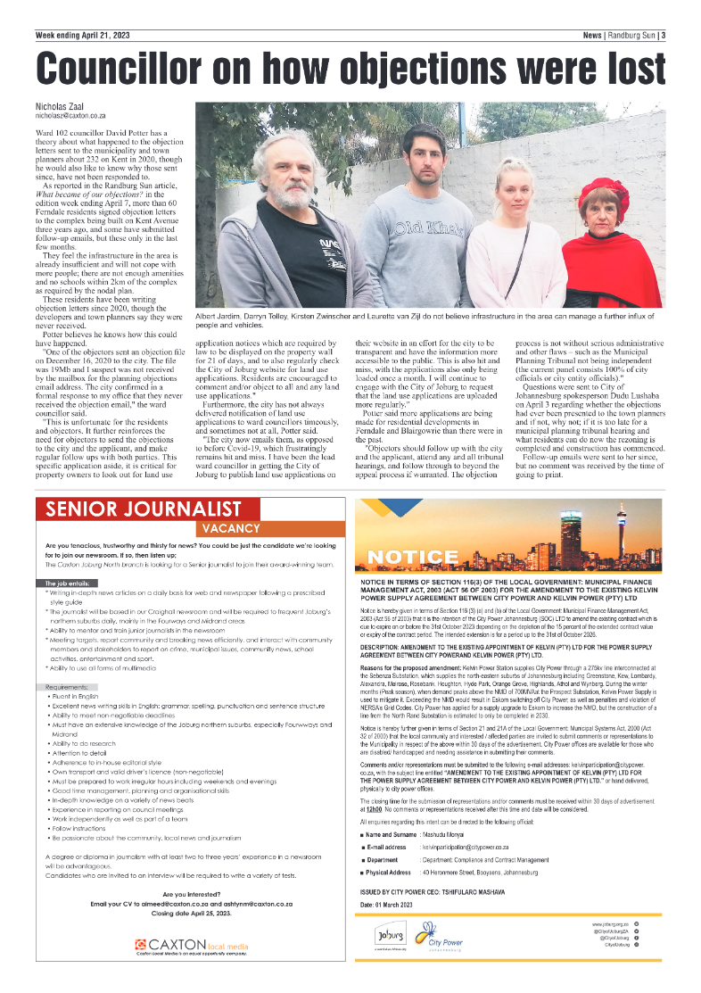 Randburg Sun 21 April 2023 page 3