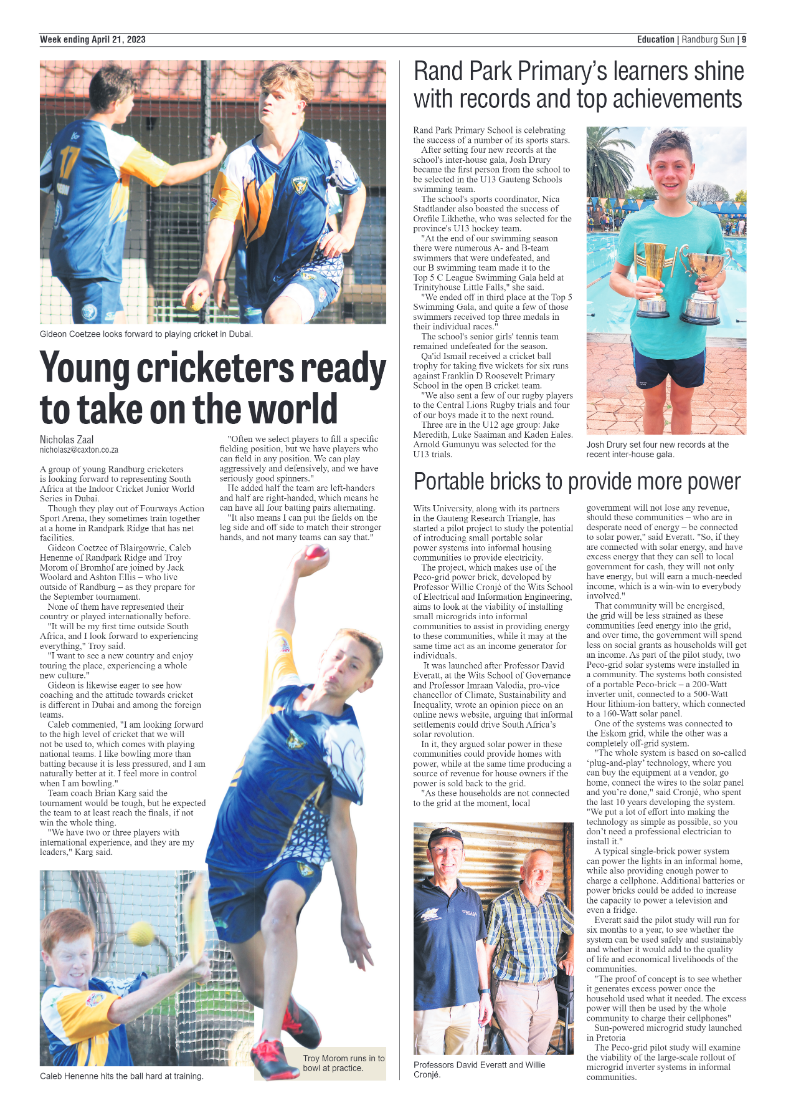 Randburg Sun 21 April 2023 page 9