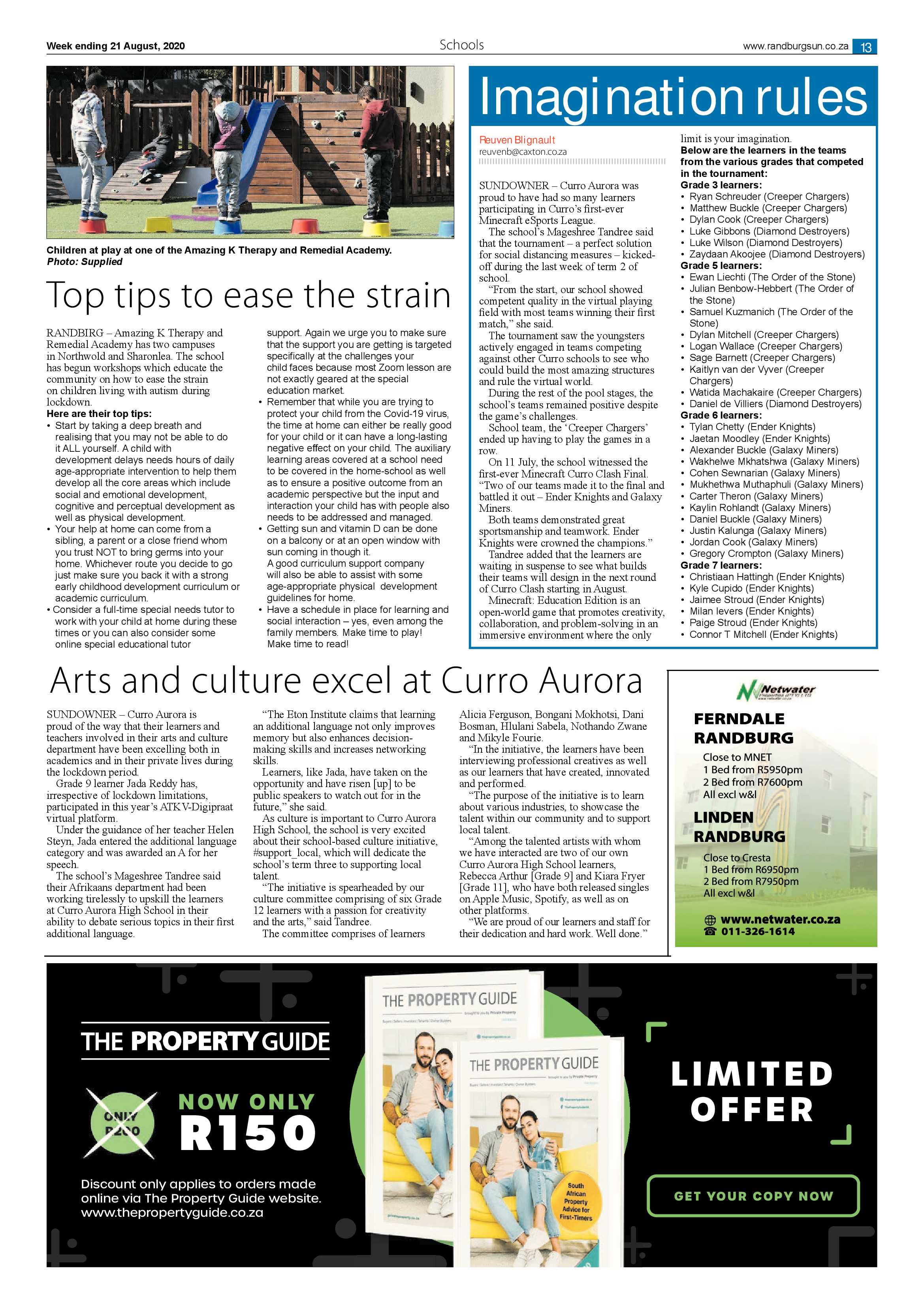 Randburg Sun 21 August 2020 page 13