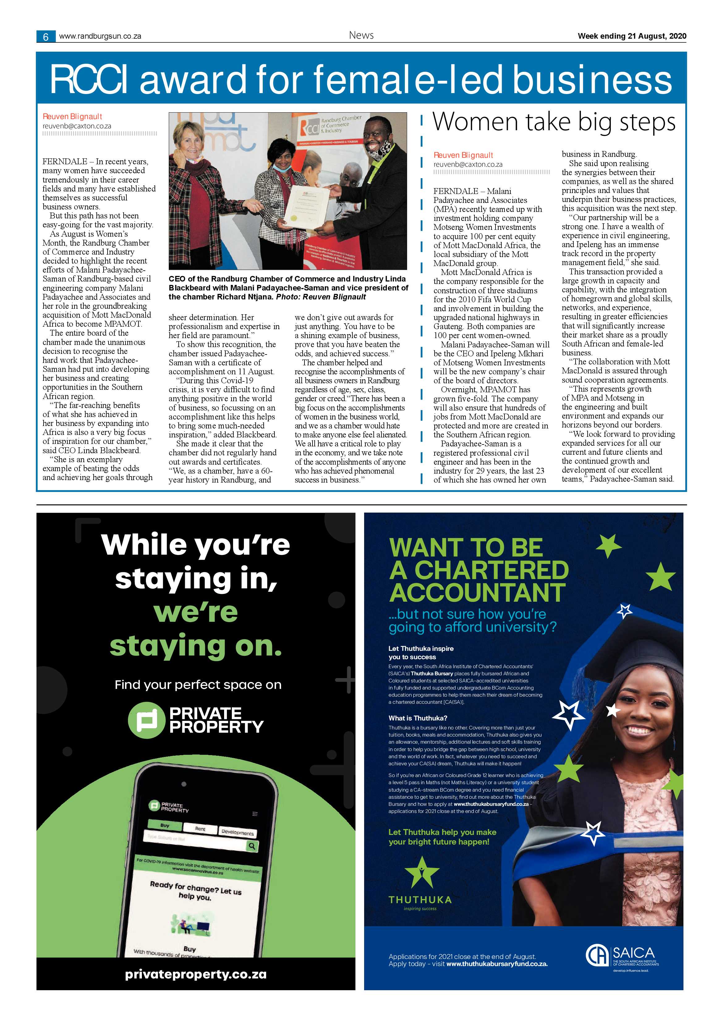 Randburg Sun 21 August 2020 page 6