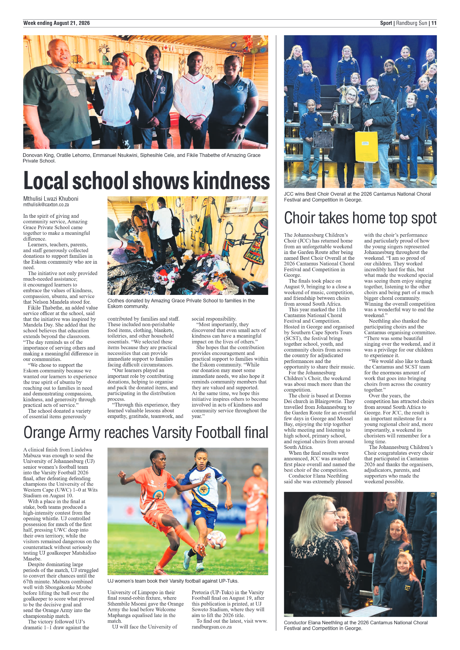 Randburg Sun 21 August 2026 page 11