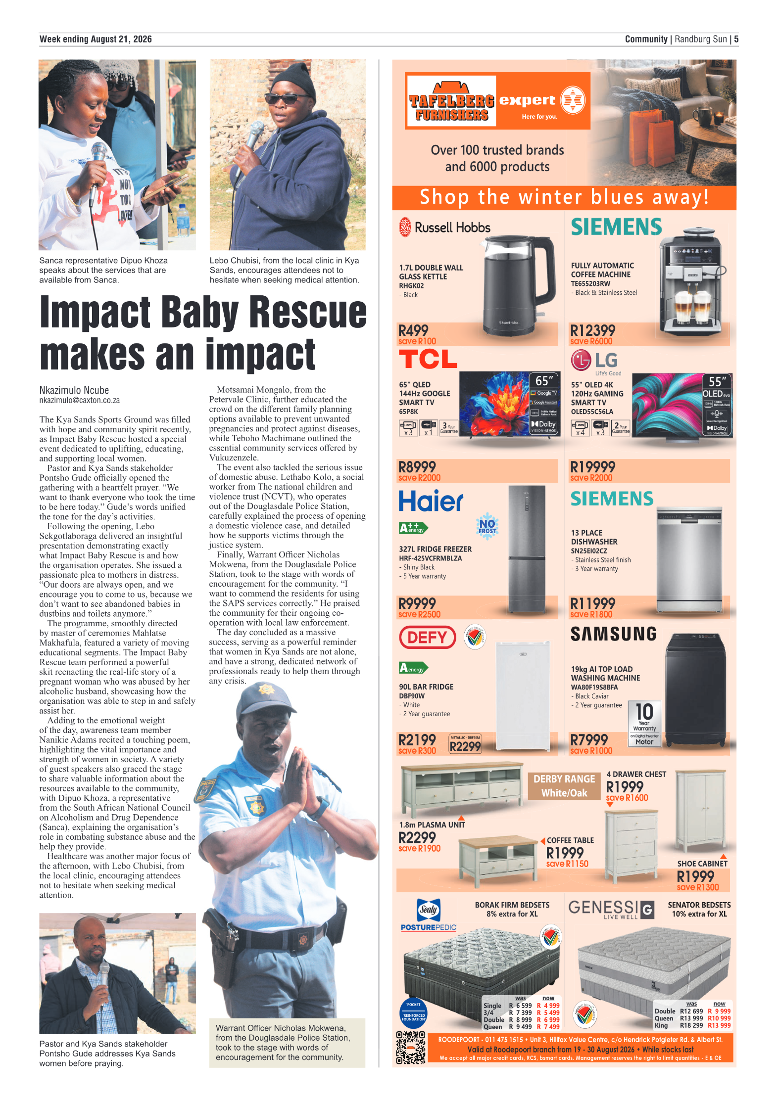 Randburg Sun 21 August 2026 page 5