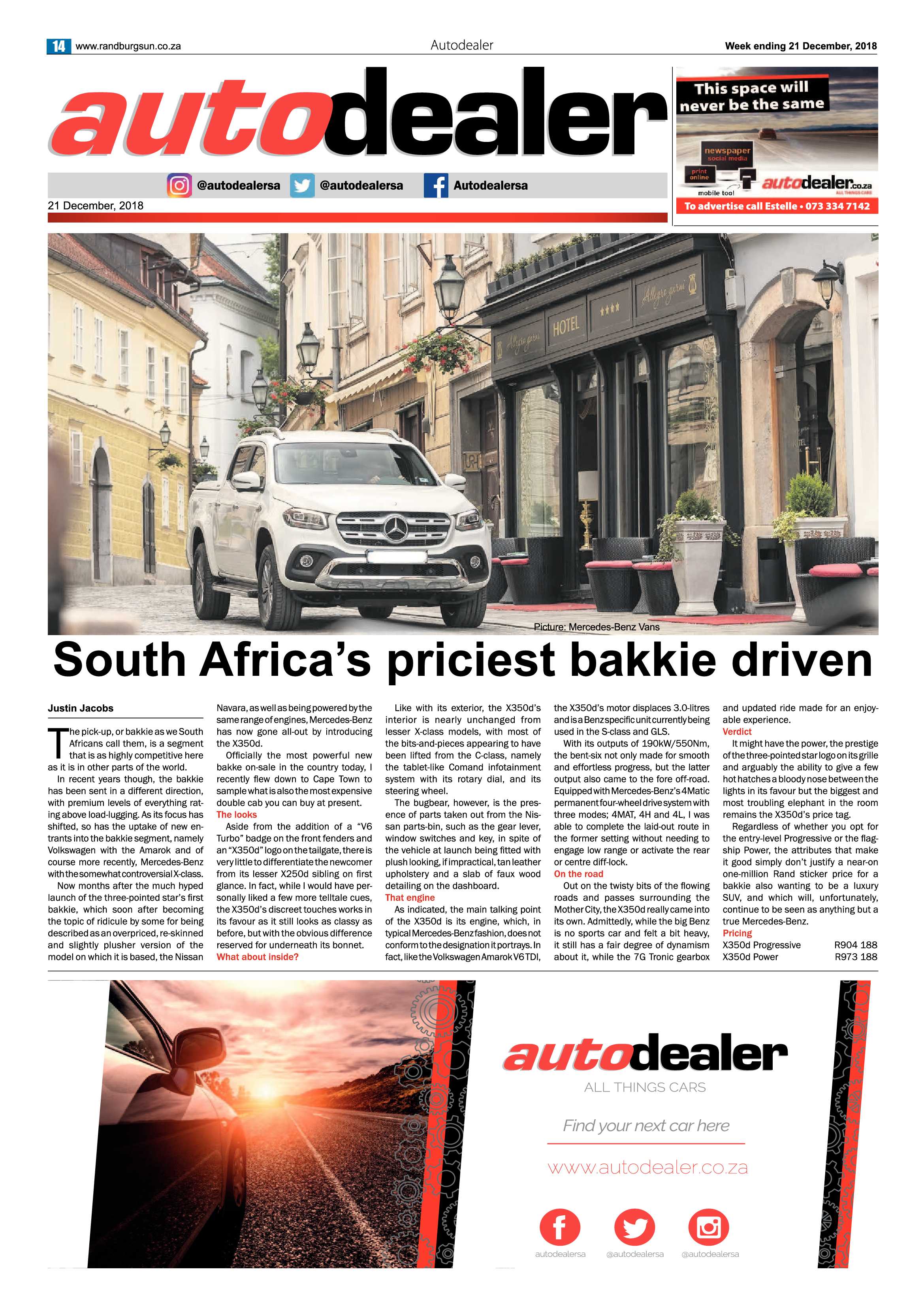 Randburg Sun 21 December 2018 page 14