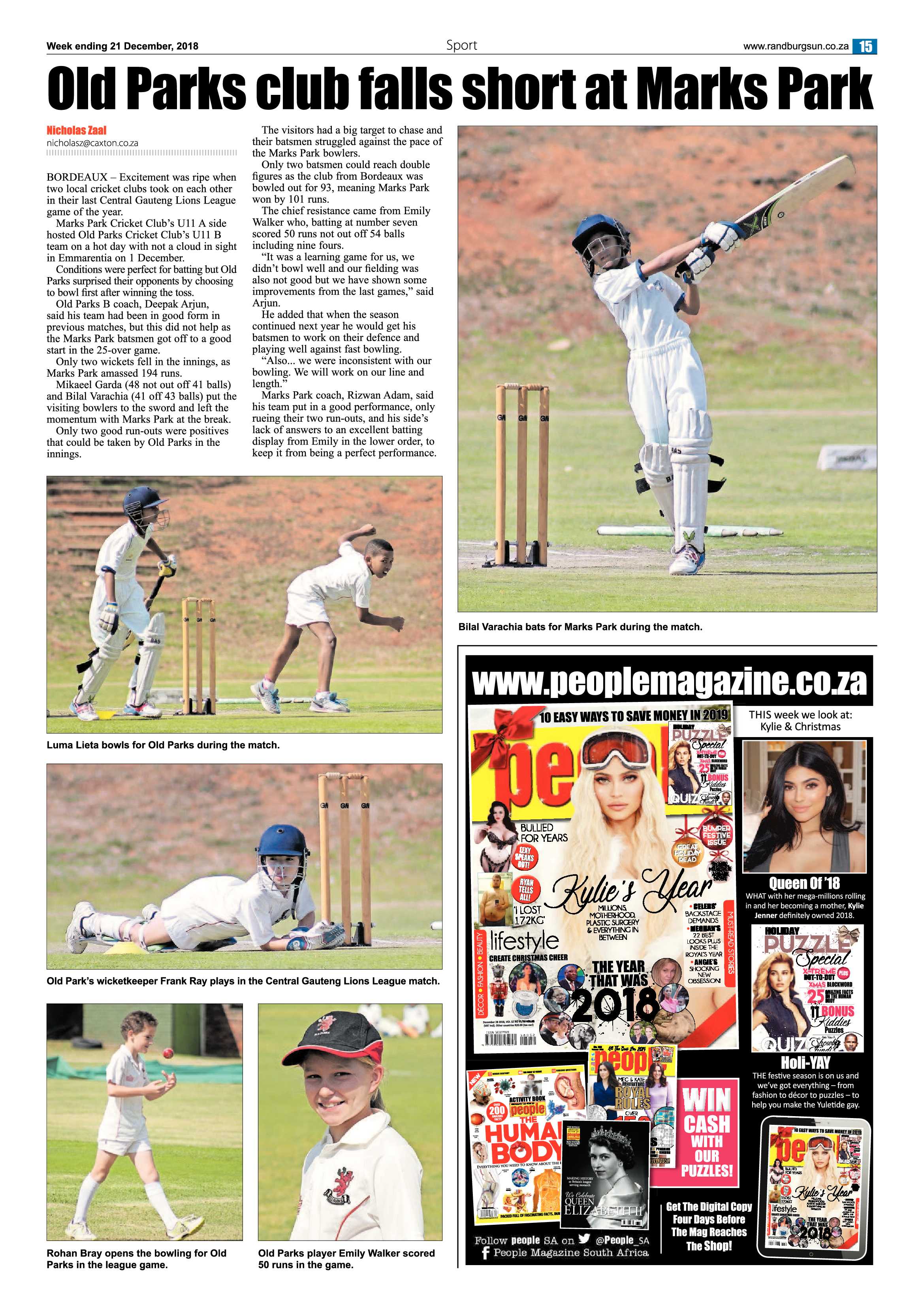 Randburg Sun 21 December 2018 page 15