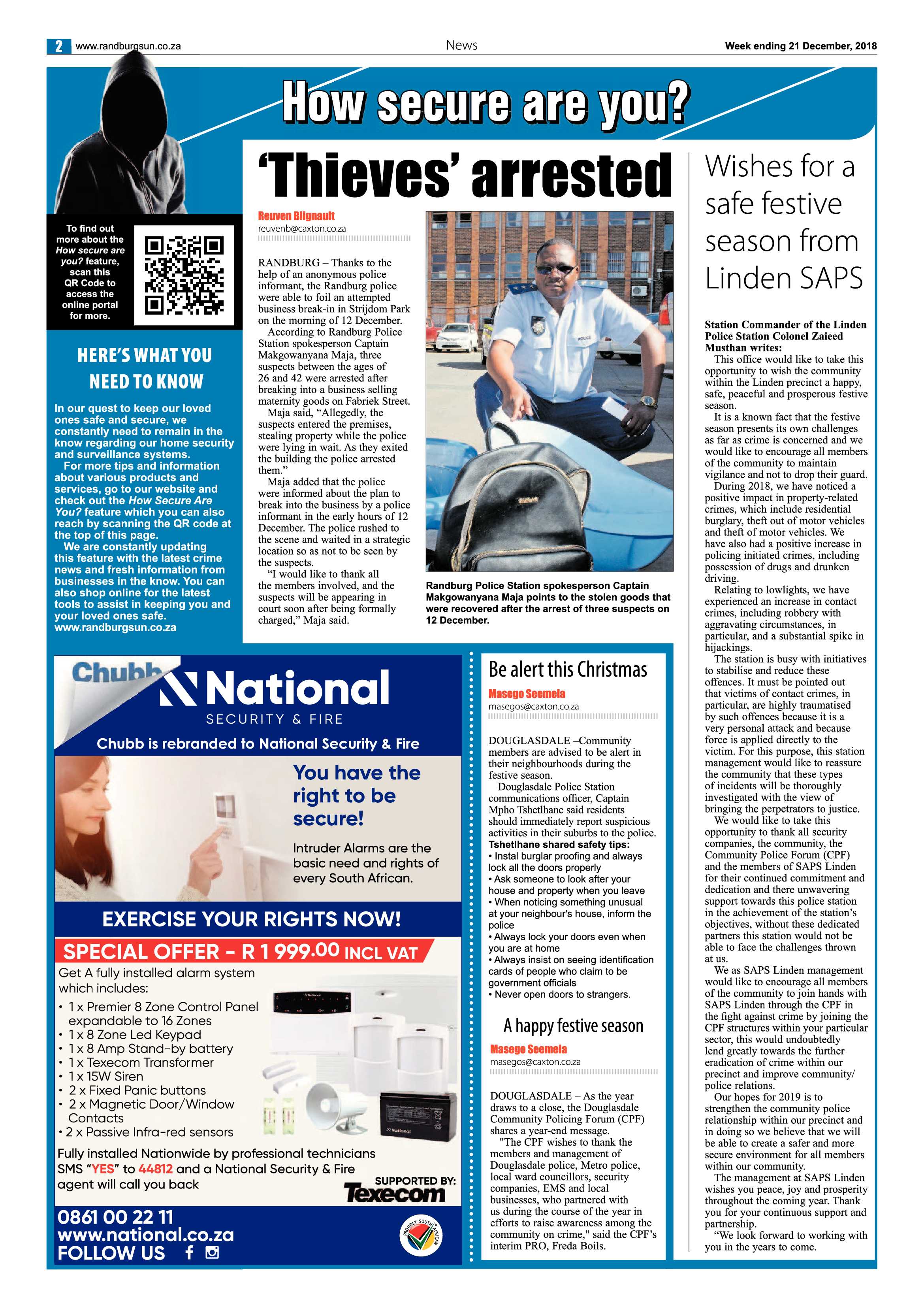 Randburg Sun 21 December 2018 page 2