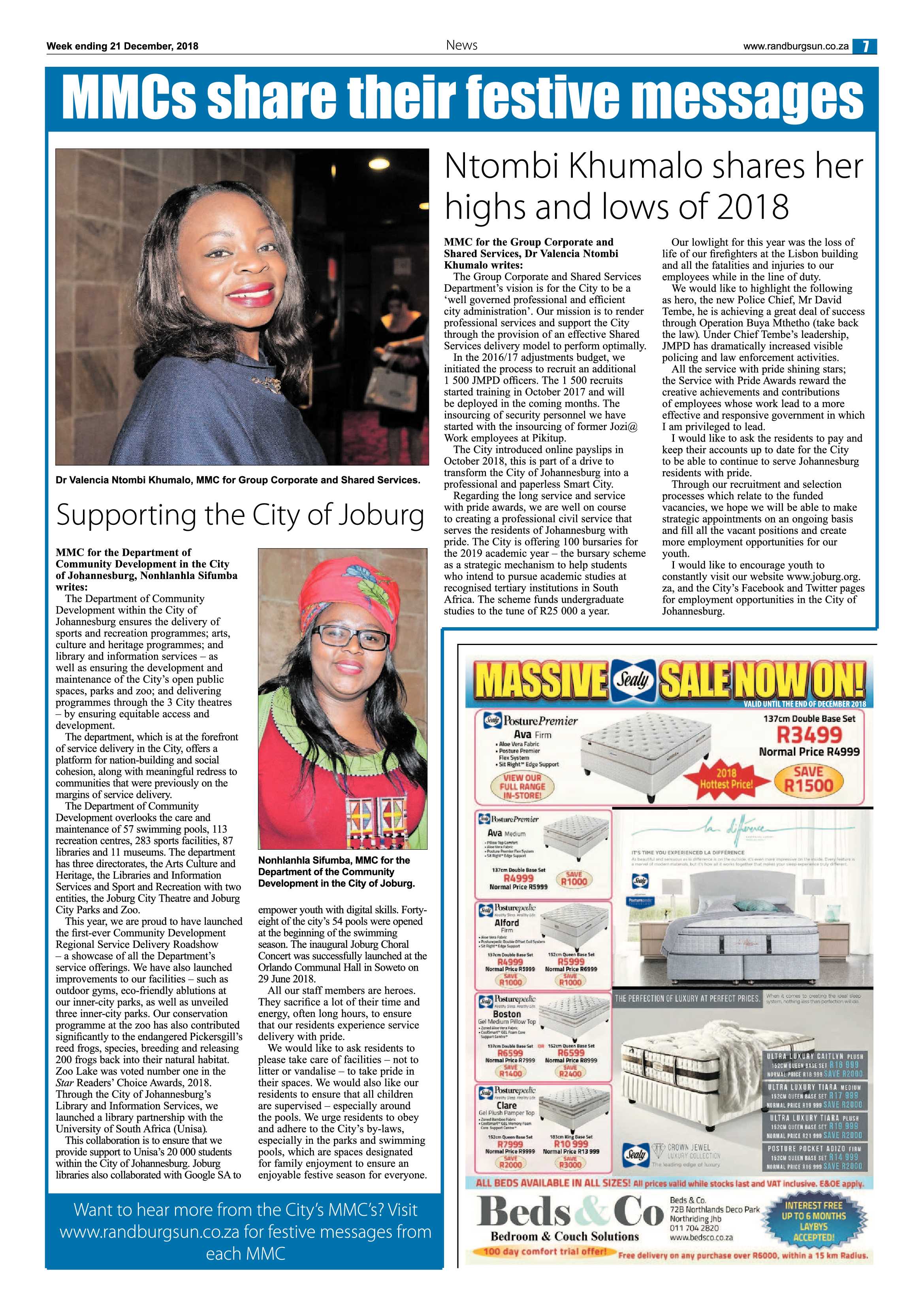 Randburg Sun 21 December 2018 page 7