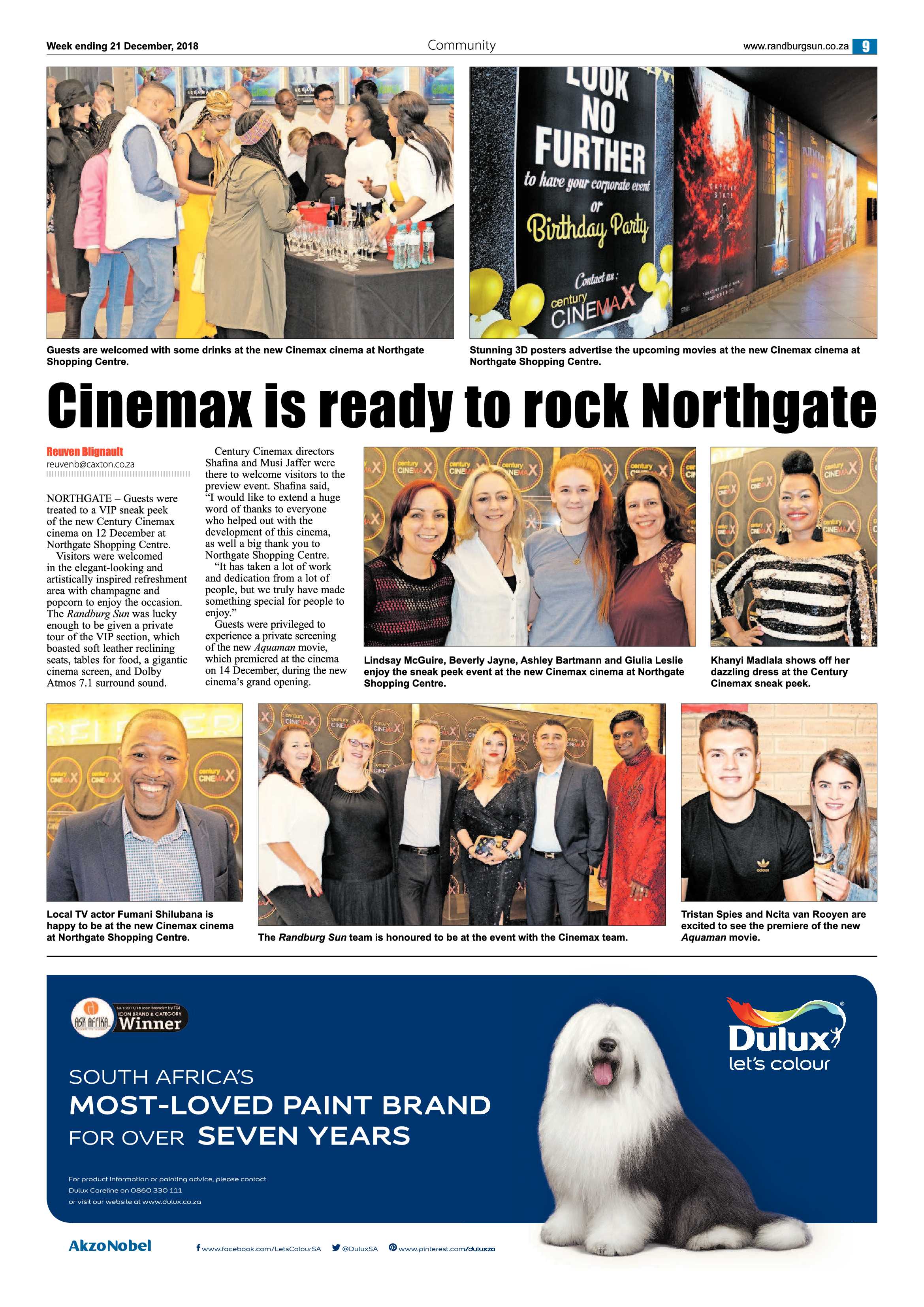 Randburg Sun 21 December 2018 page 9