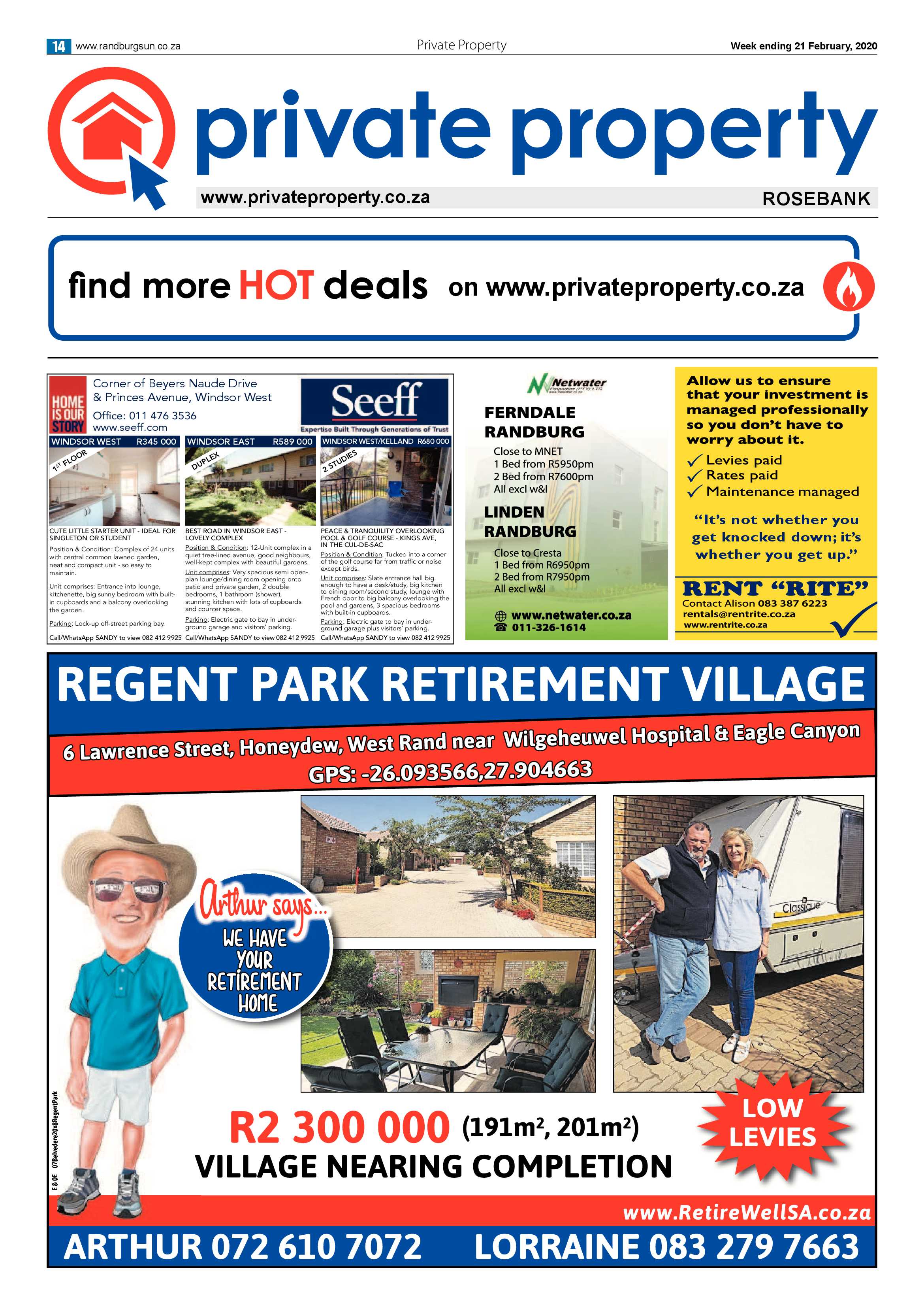 Randburg Sun 21 February 2020 page 14