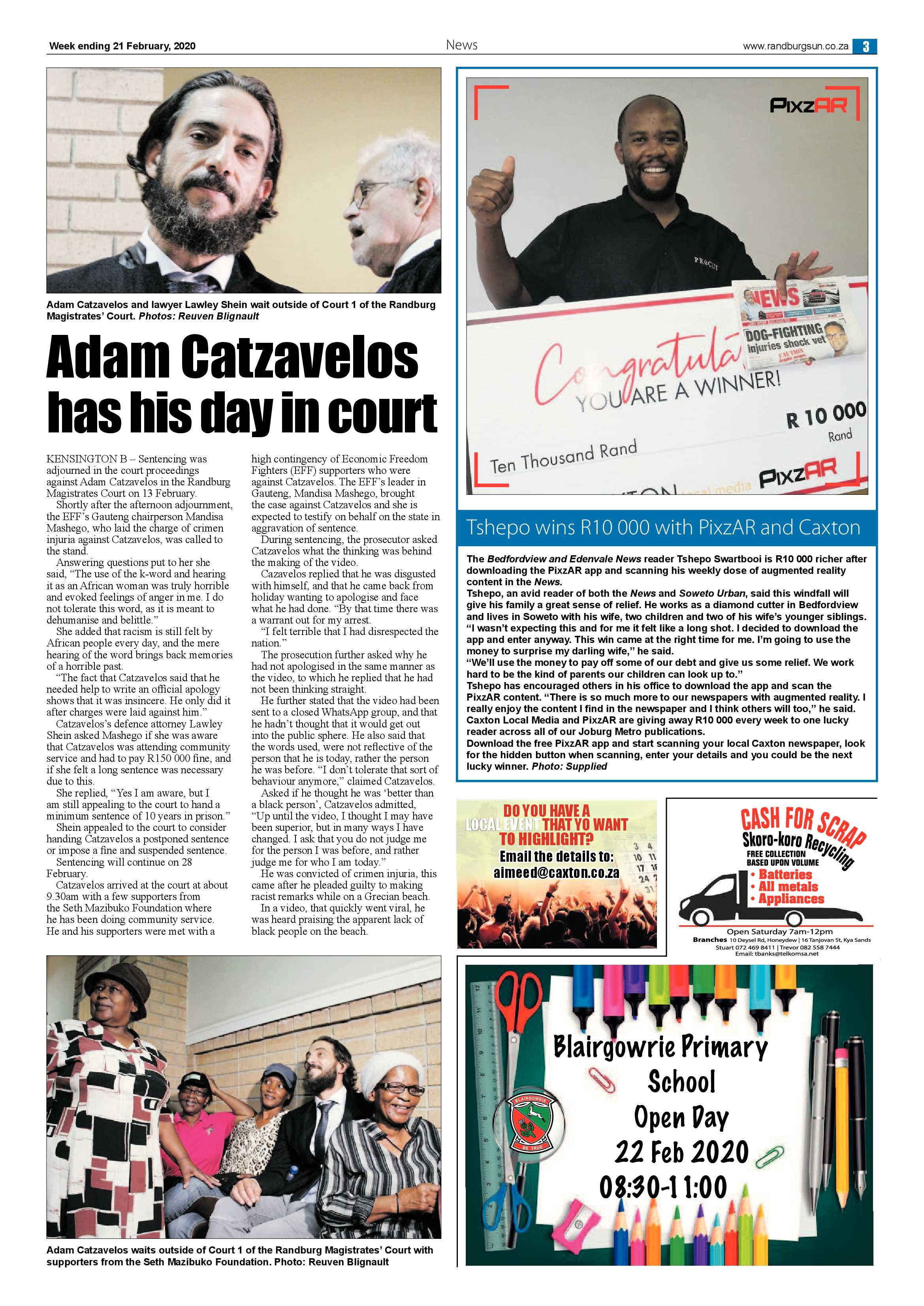 Randburg Sun 21 February 2020 page 3