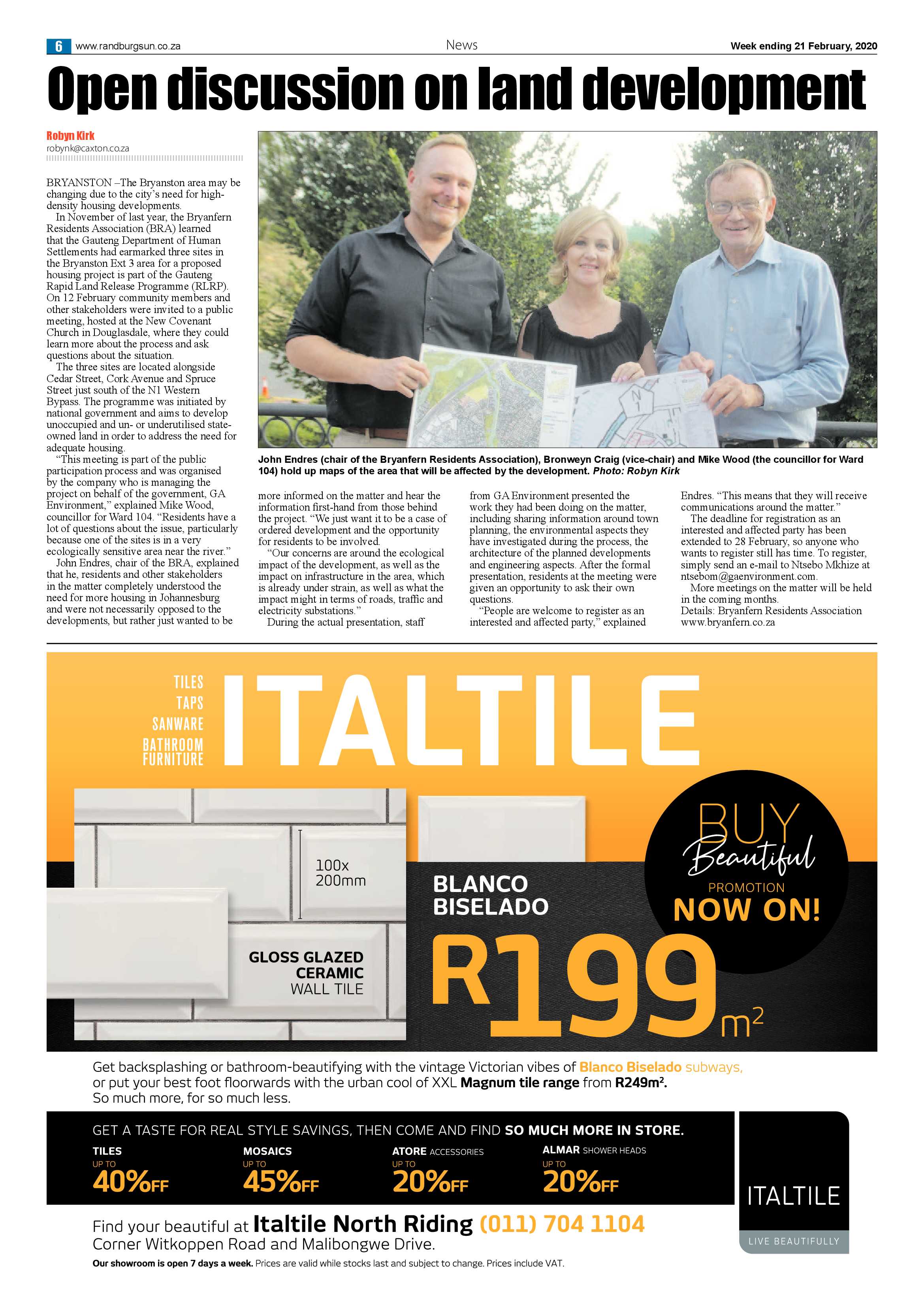 Randburg Sun 21 February 2020 page 6