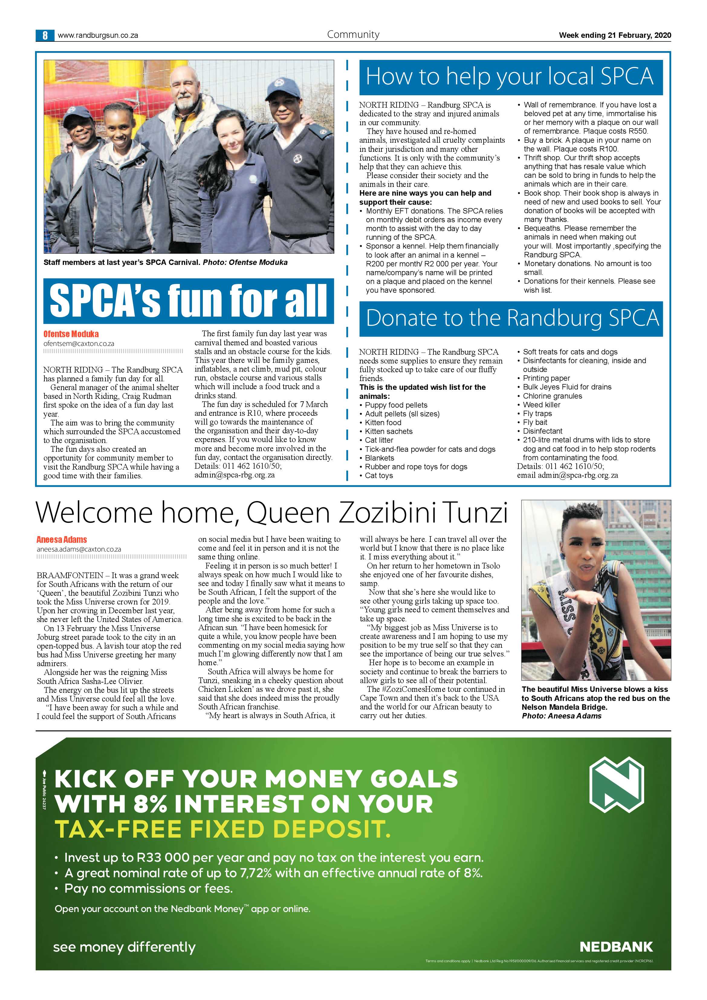 Randburg Sun 21 February 2020 page 8