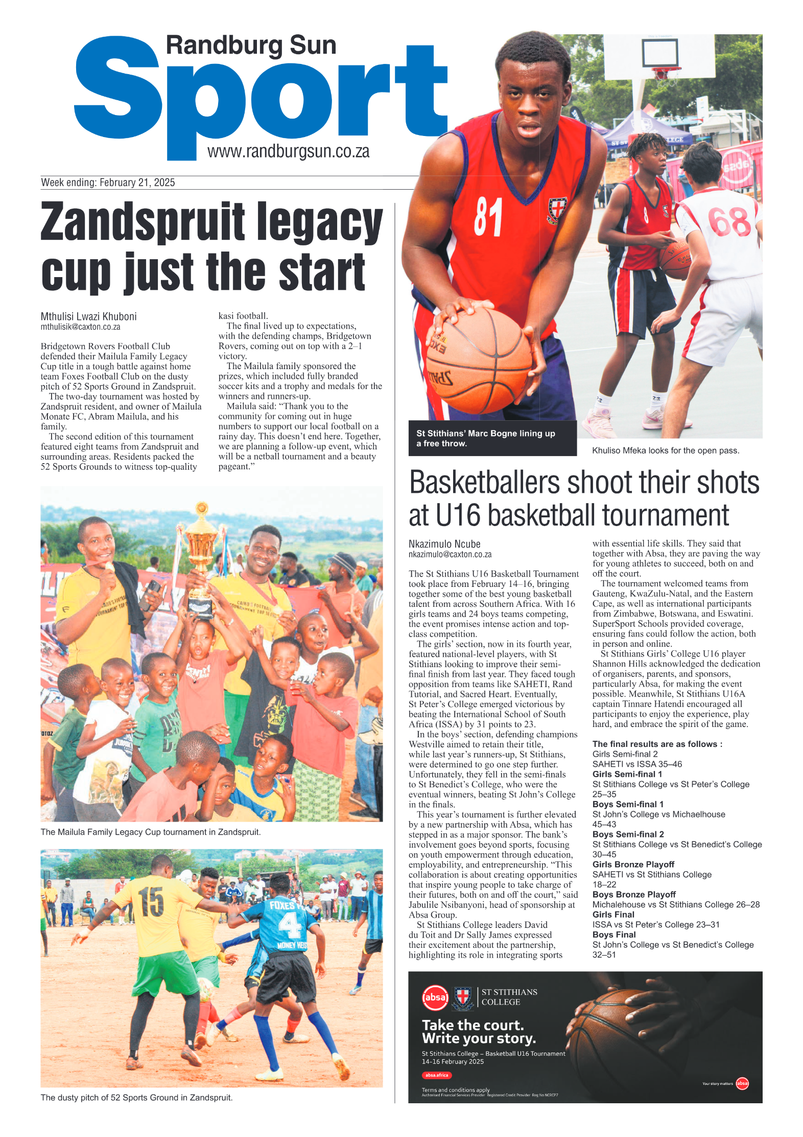 Randburg Sun 21 February 2025 page 8