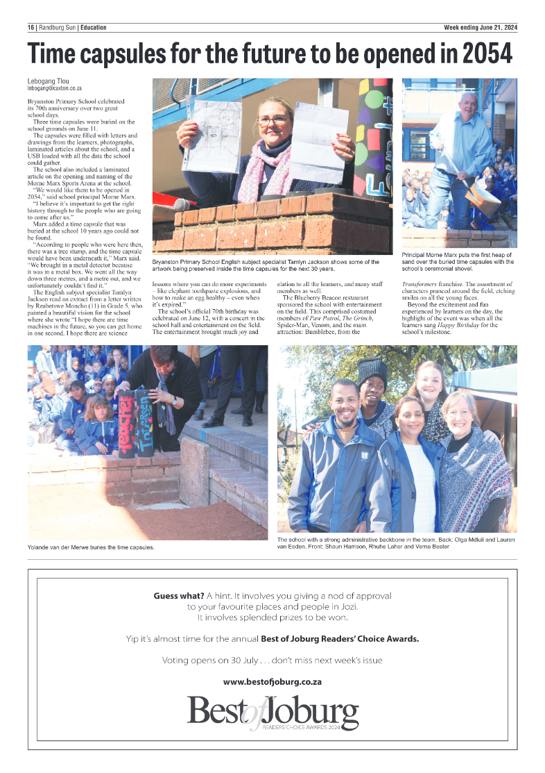 Randburg Sun 21 June 2024 page 8