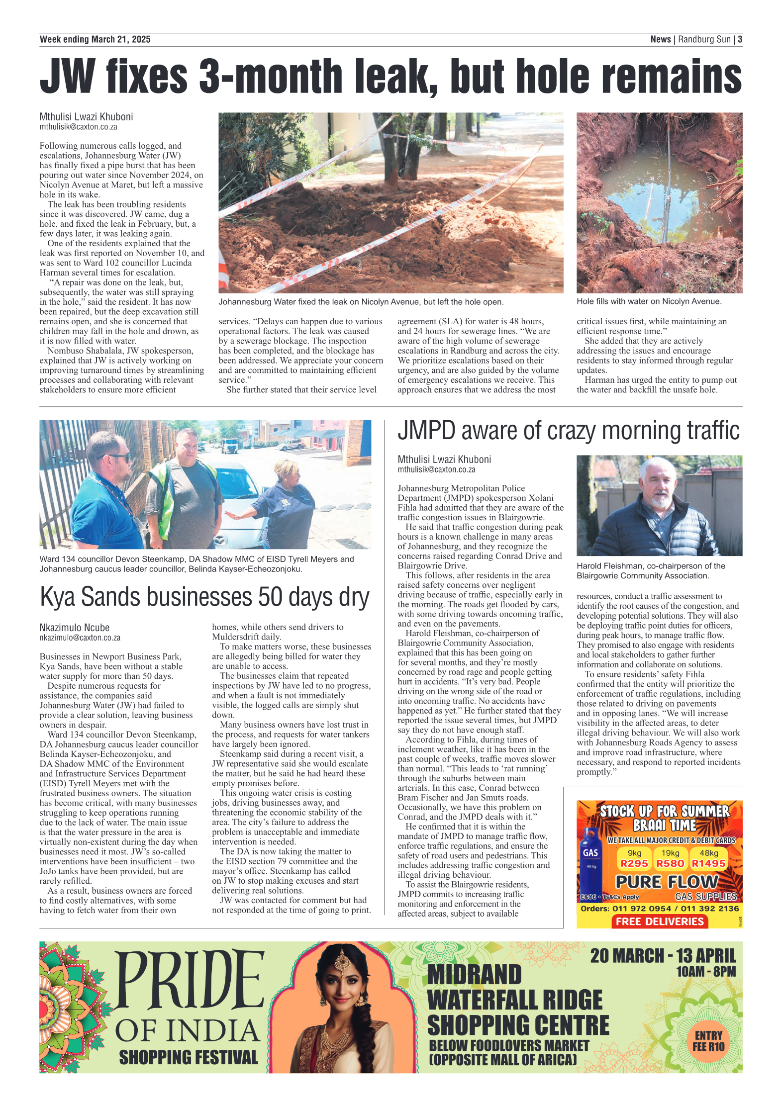 Randburg Sun 21 March 2025 page 3