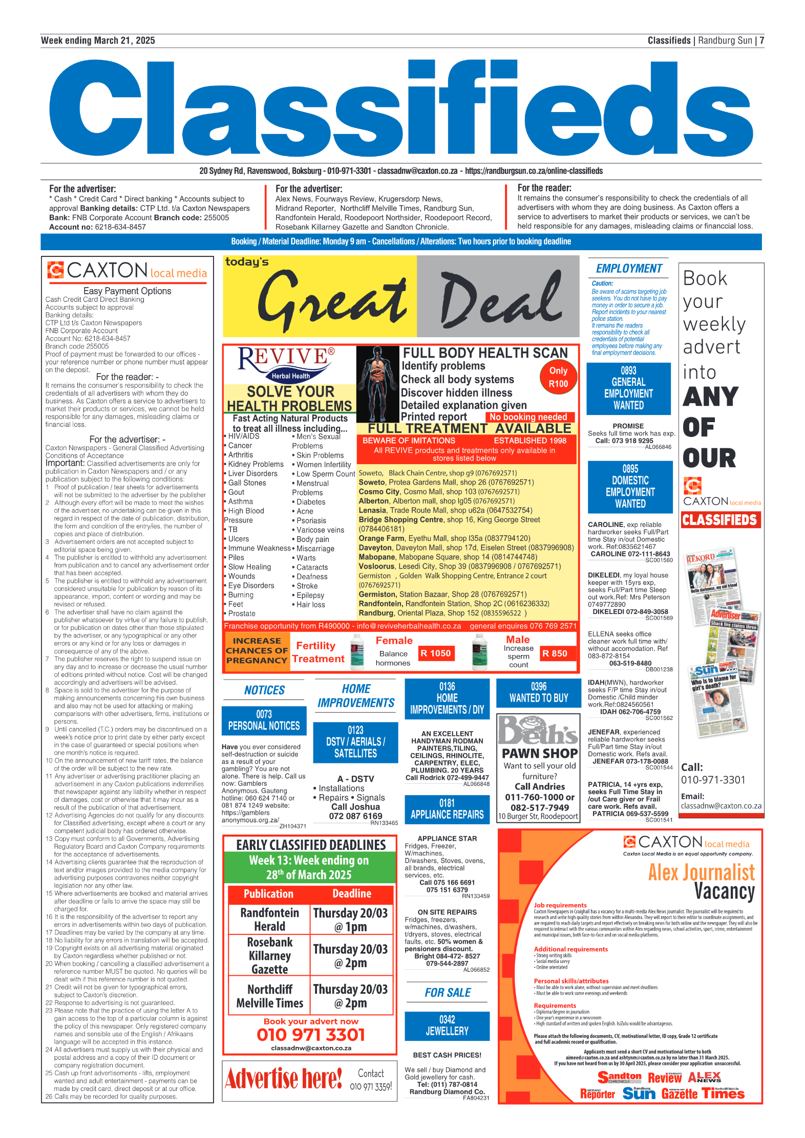 Randburg Sun 21 March 2025 page 7