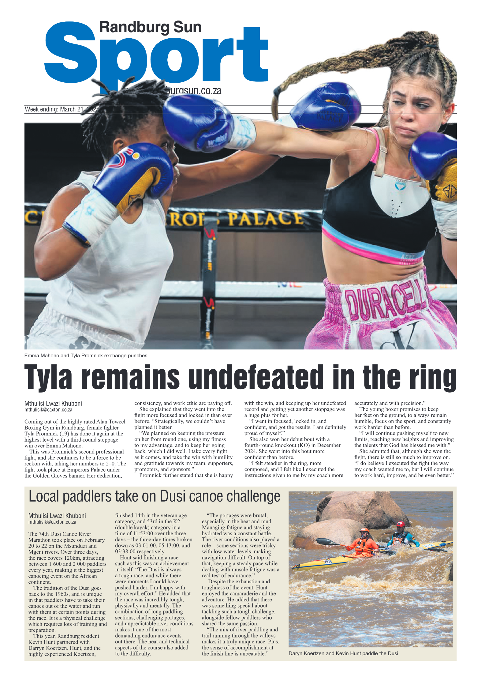 Randburg Sun 21 March 2025 page 8