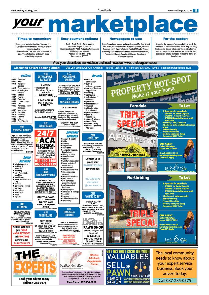 Randburg Sun 21 May 2021 page 13