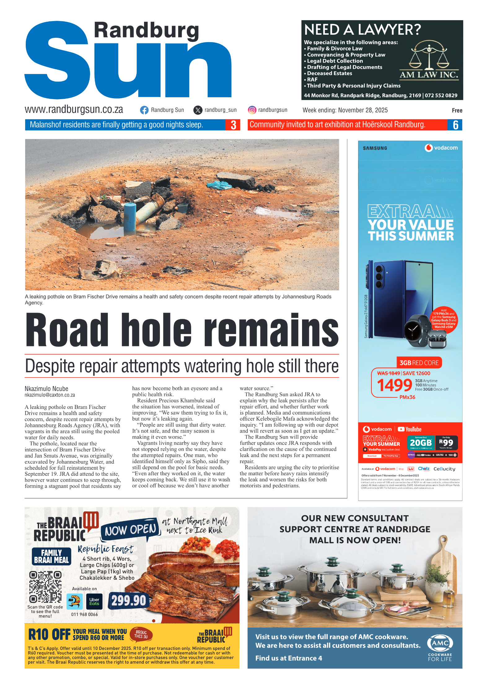 Randburg Sun 28 November 2025 page 3