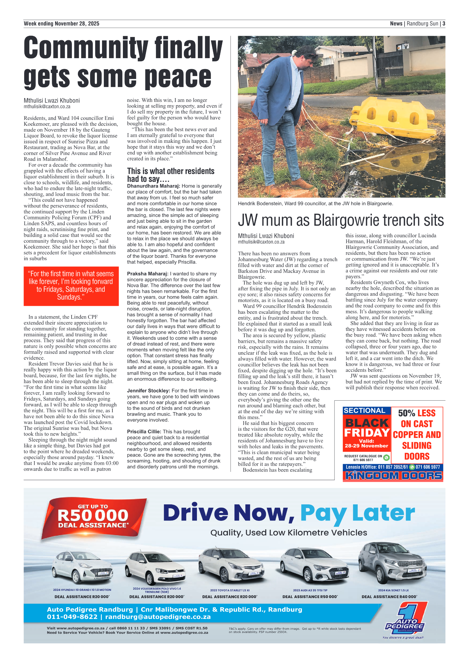 Randburg Sun 28 November 2025 page 5