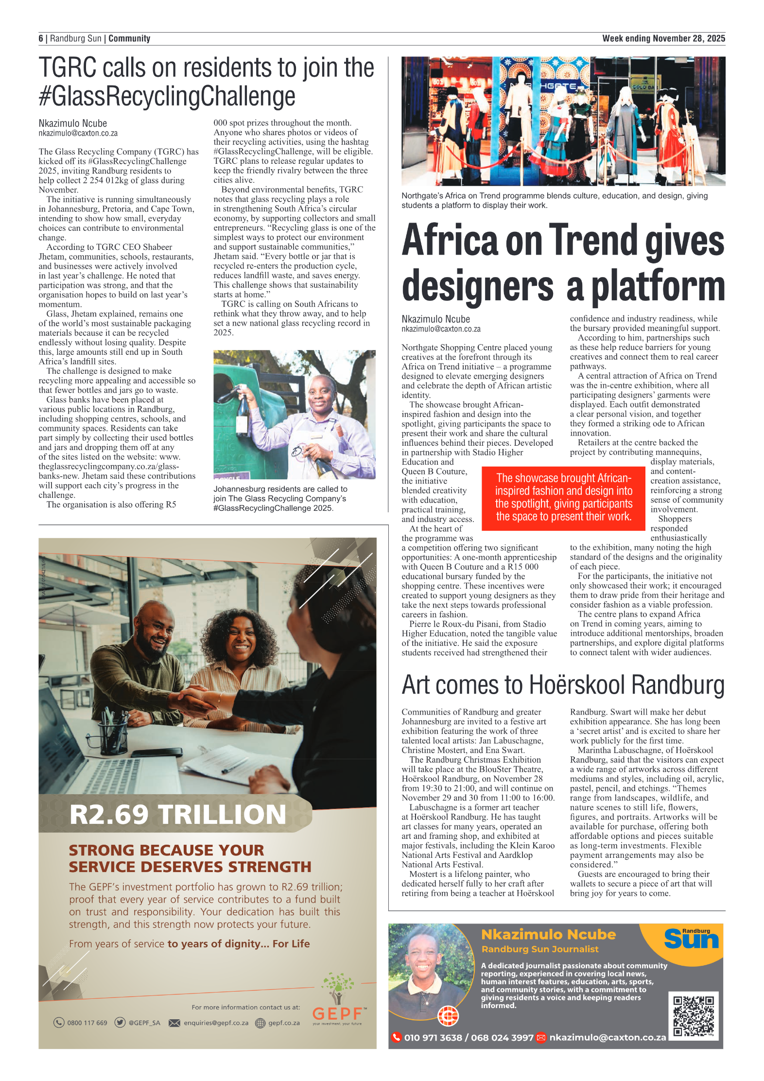 Randburg Sun 28 November 2025 page 8
