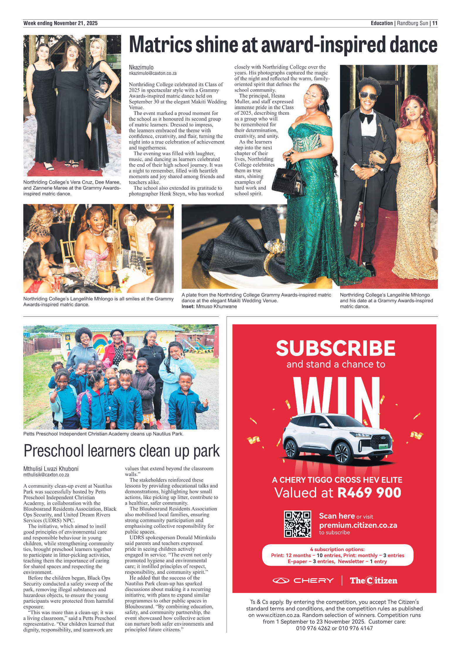 Randburg Sun 21 November 2025 page 11