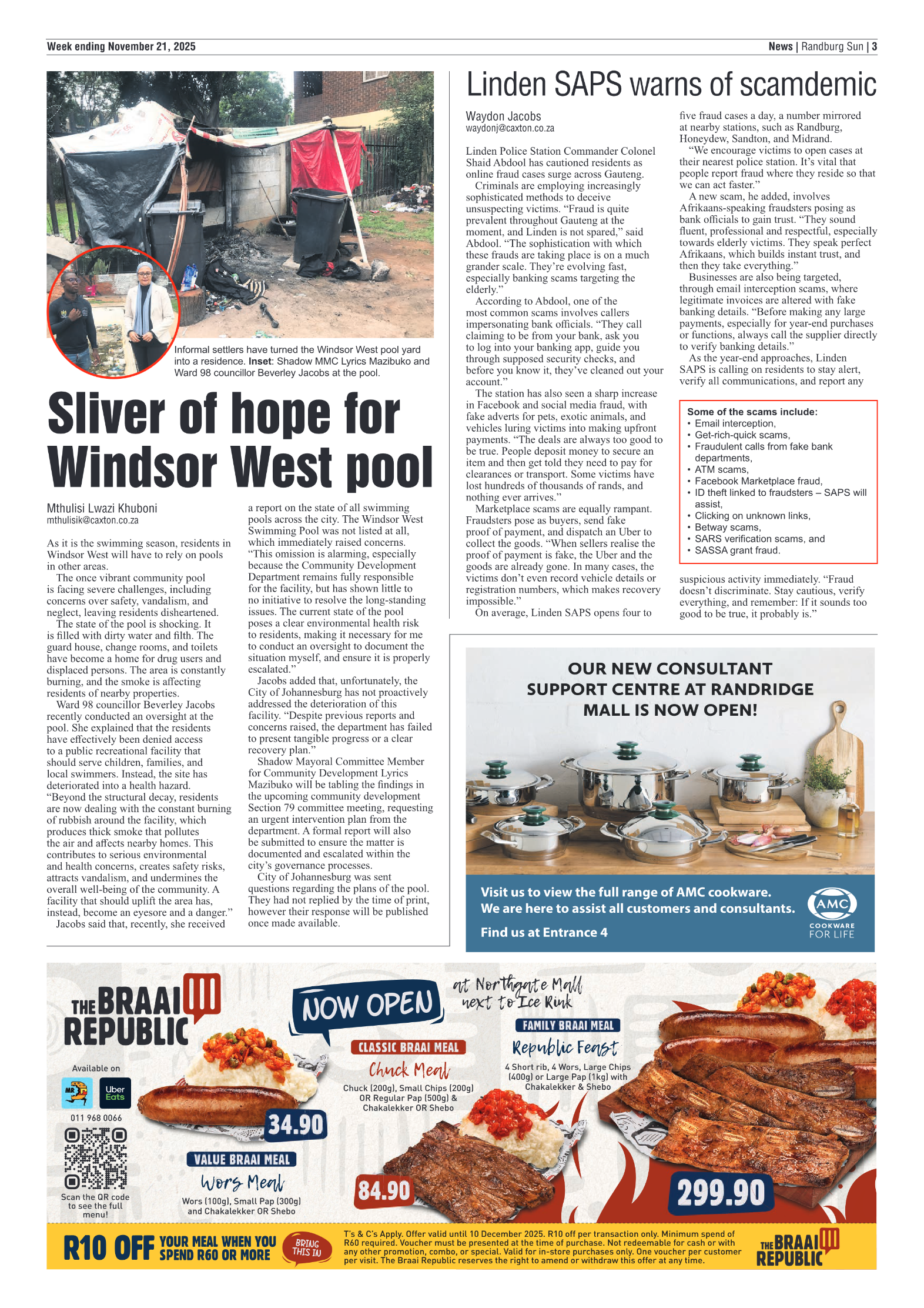 Randburg Sun 21 November 2025 page 3